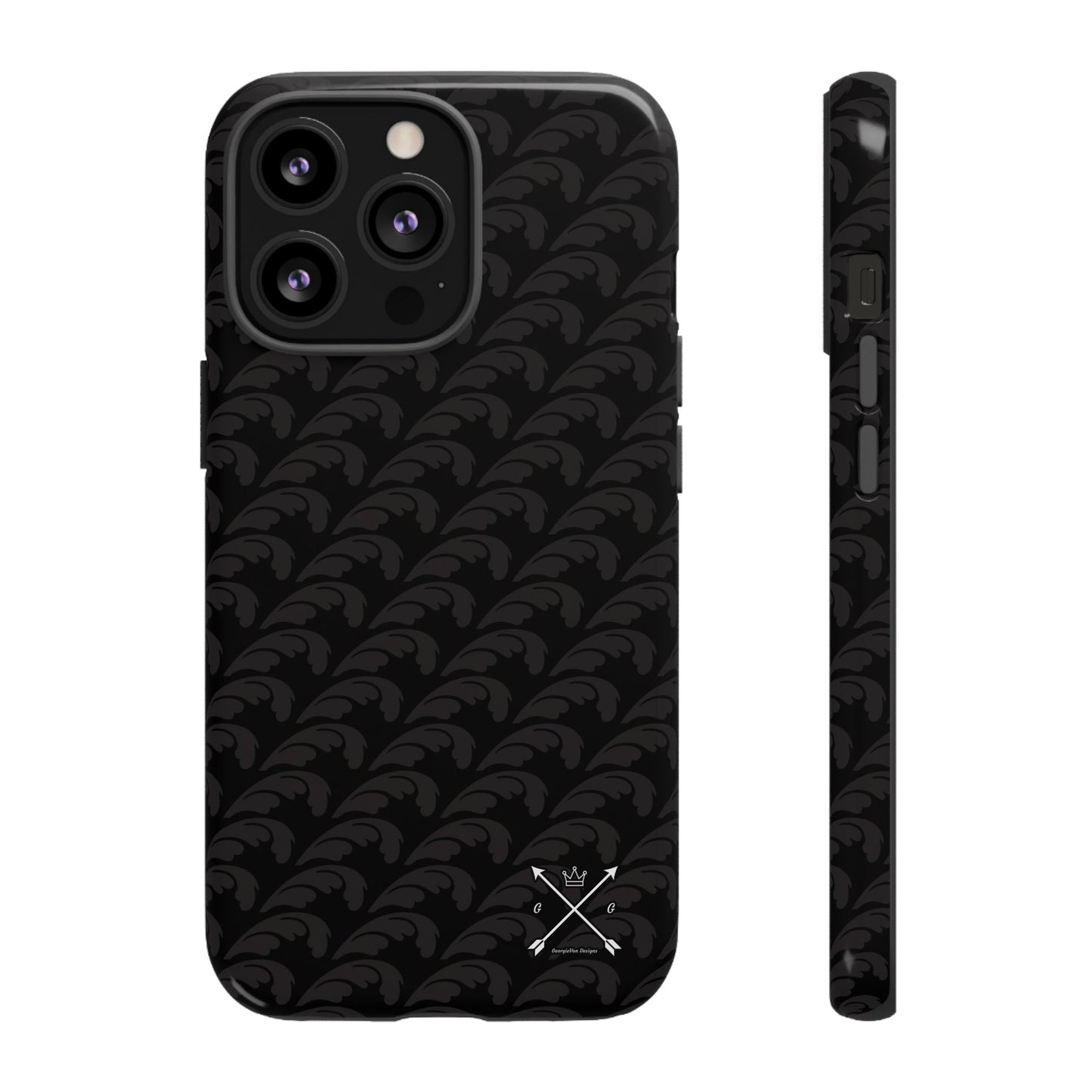 Beautiful Beloved One Flourish - Tough Phone Cases (black/black)
