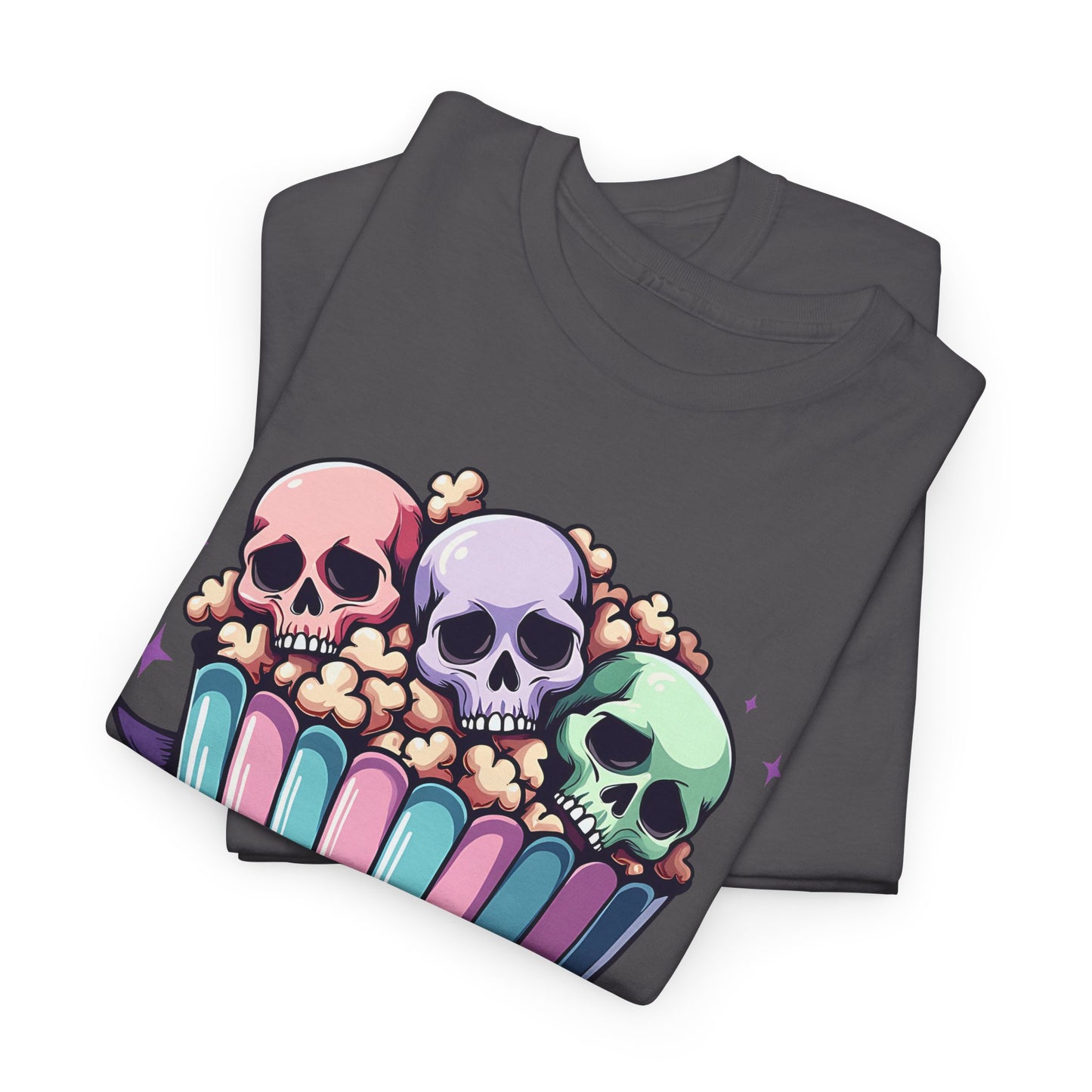 Horror Movies Popcorn Bucket - Unisex Heavy Cotton Tee