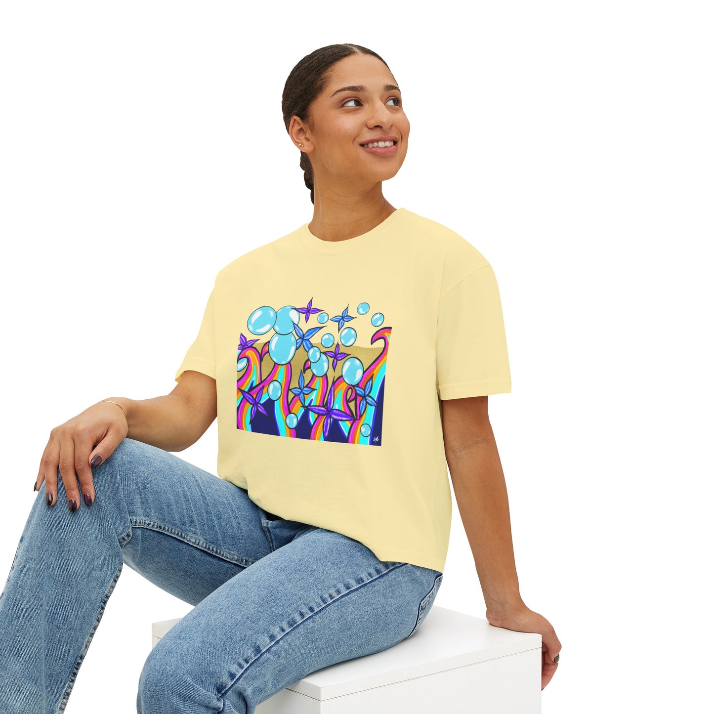 Bubble Rave - Women's Boxy Tee