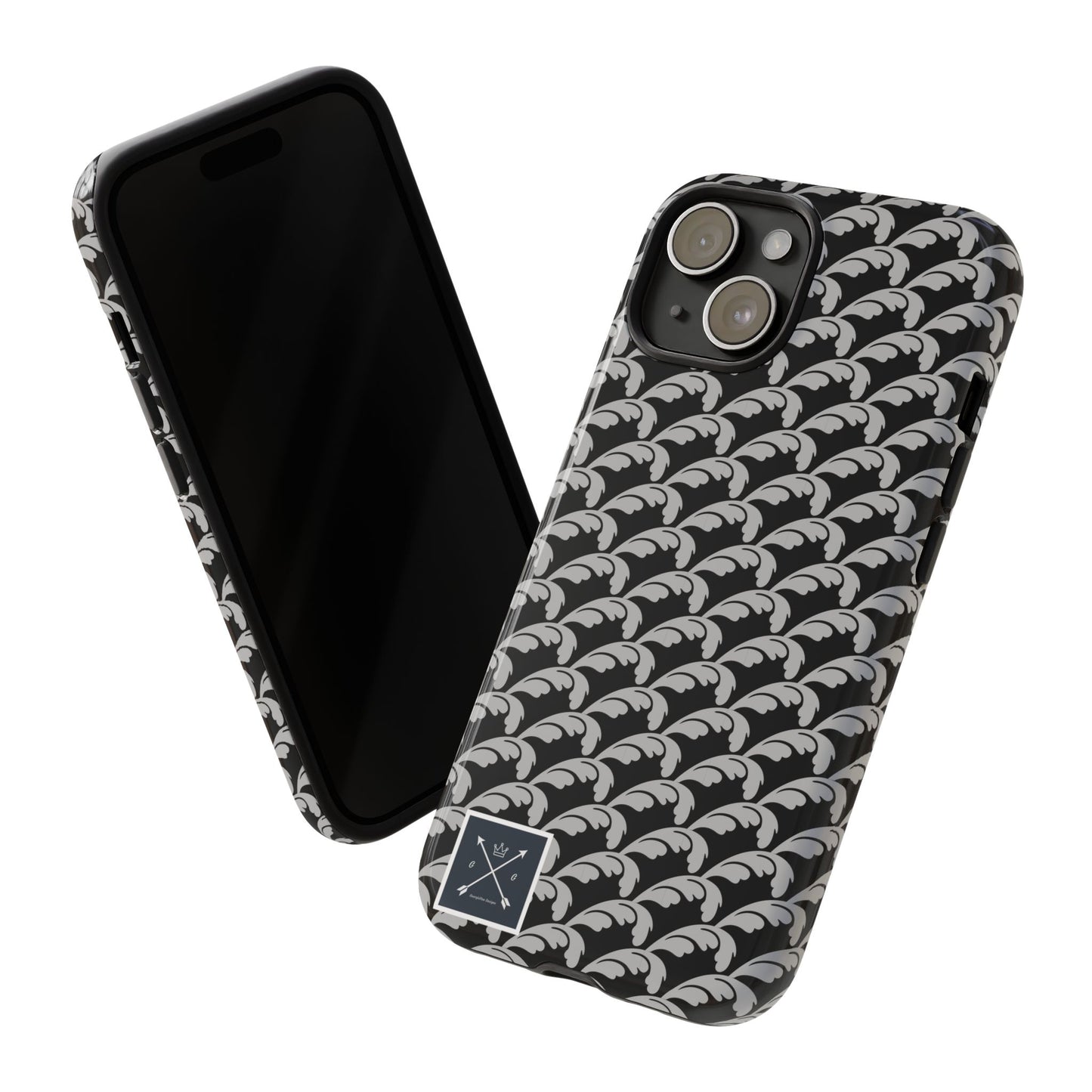 Beautiful Beloved One Flourish (black/silver) - Tough Phone Cases