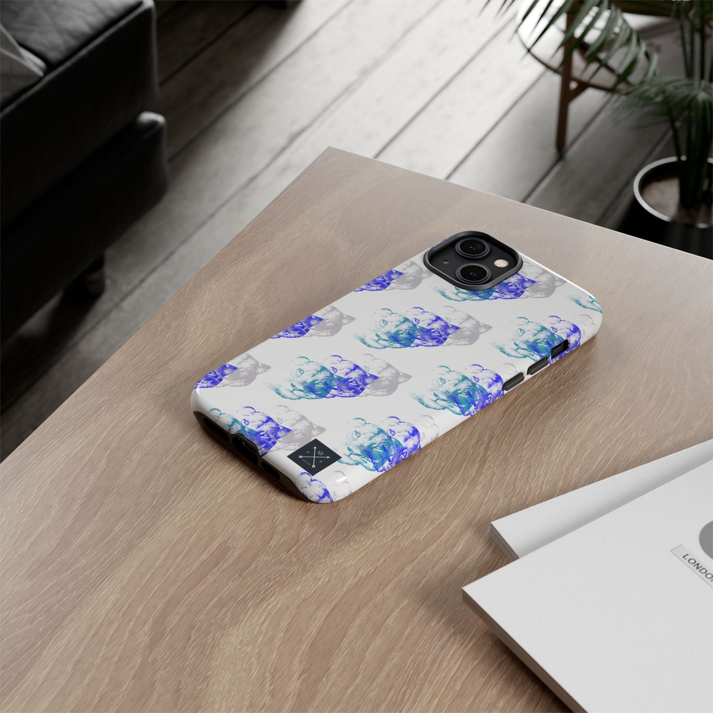 Lioness Arising (white/pattern) - Tough Phone Cases