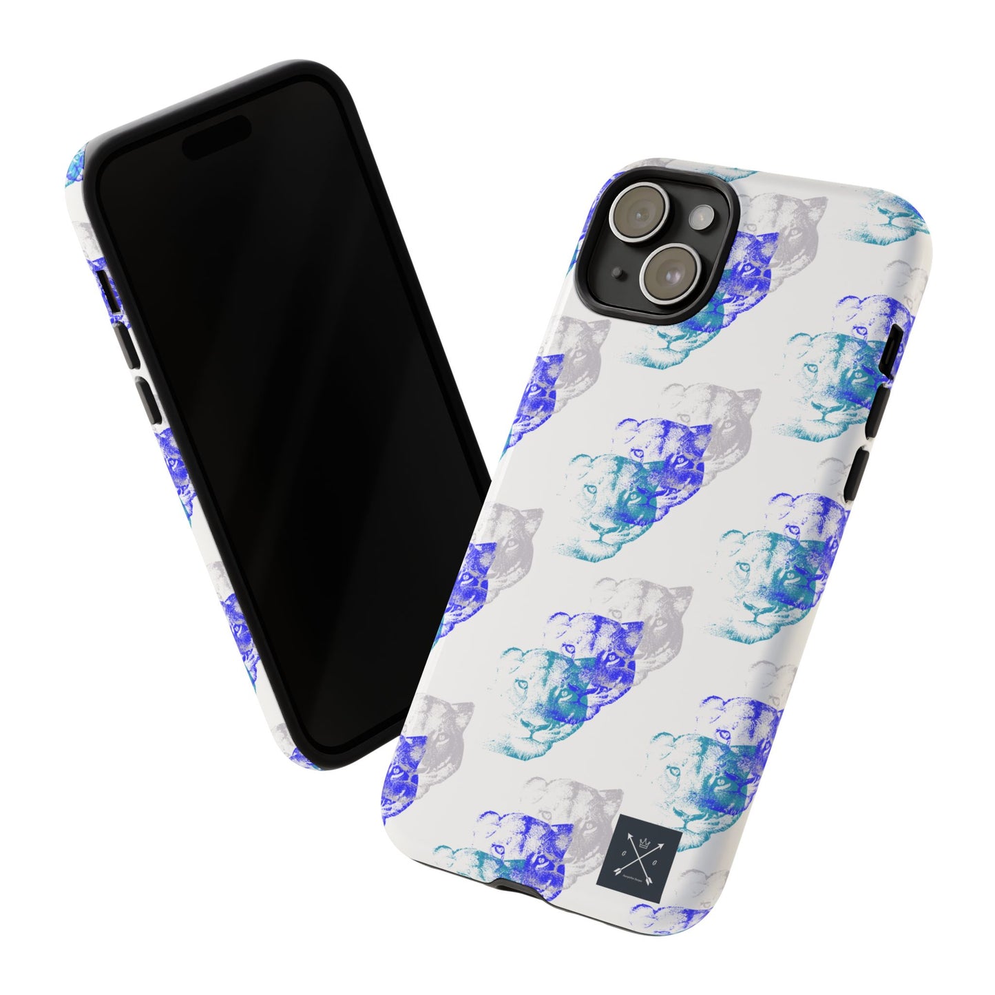 Lioness Arising (white/pattern) - Tough Phone Cases