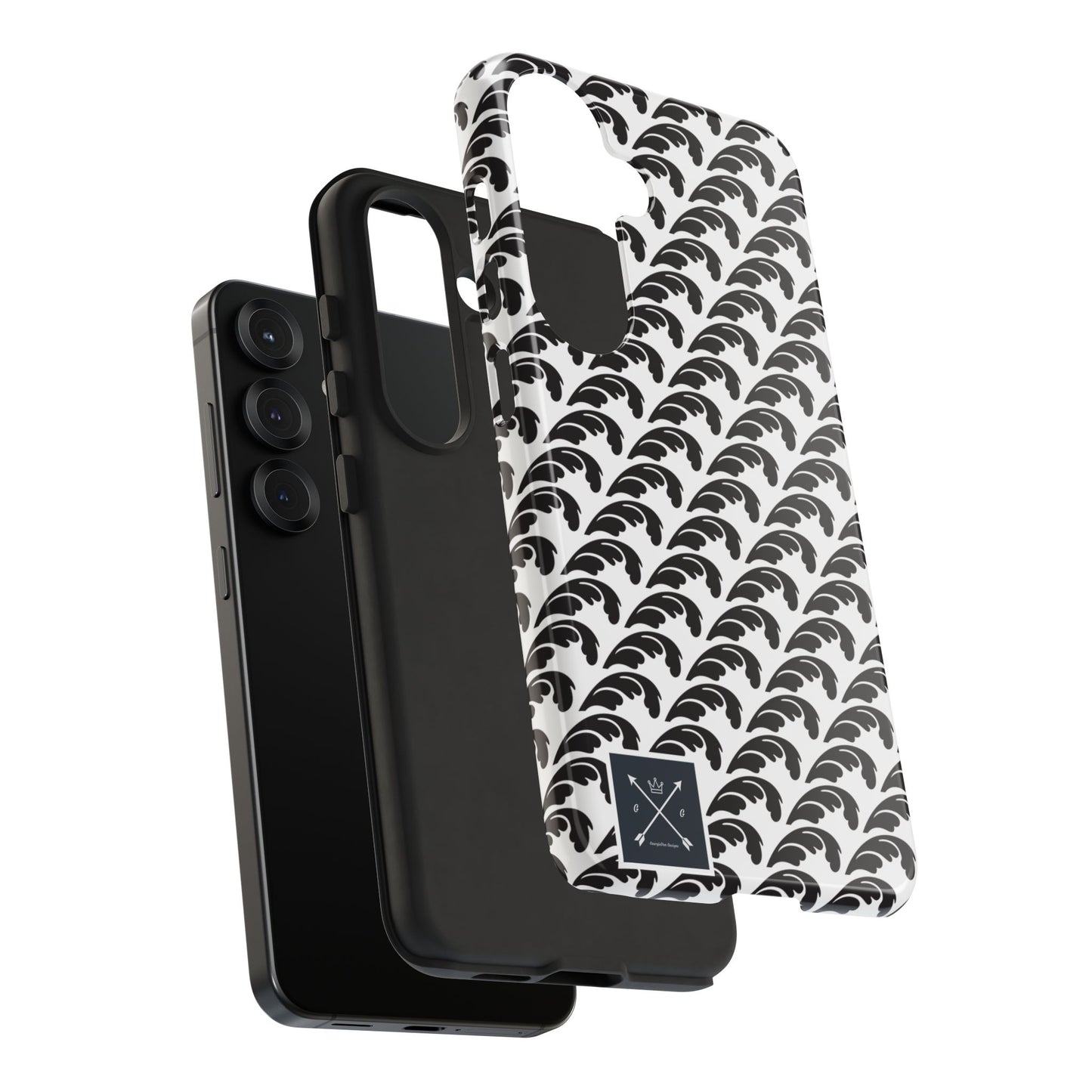 Beautiful Beloved One Flourish (black/white) - Tough Phone Cases