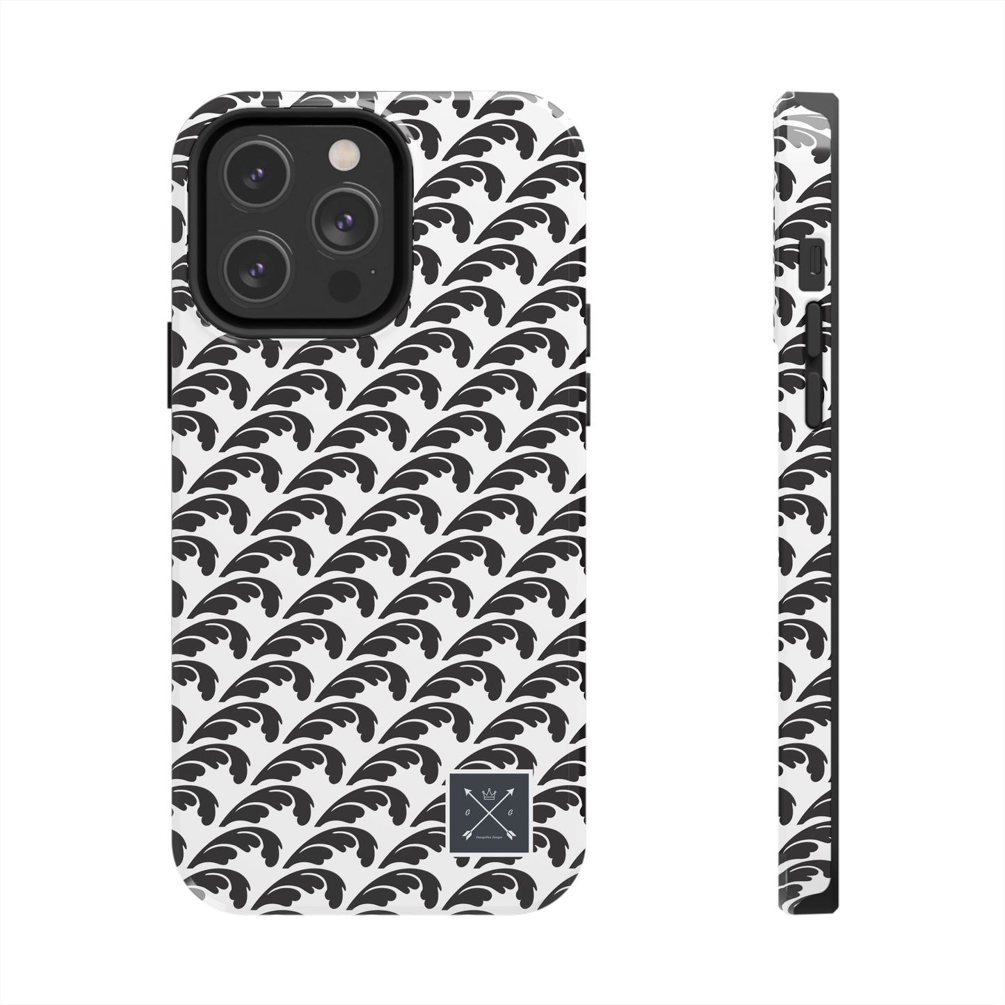 Beautiful Beloved One Flourish (black/white) - Tough Phone Cases
