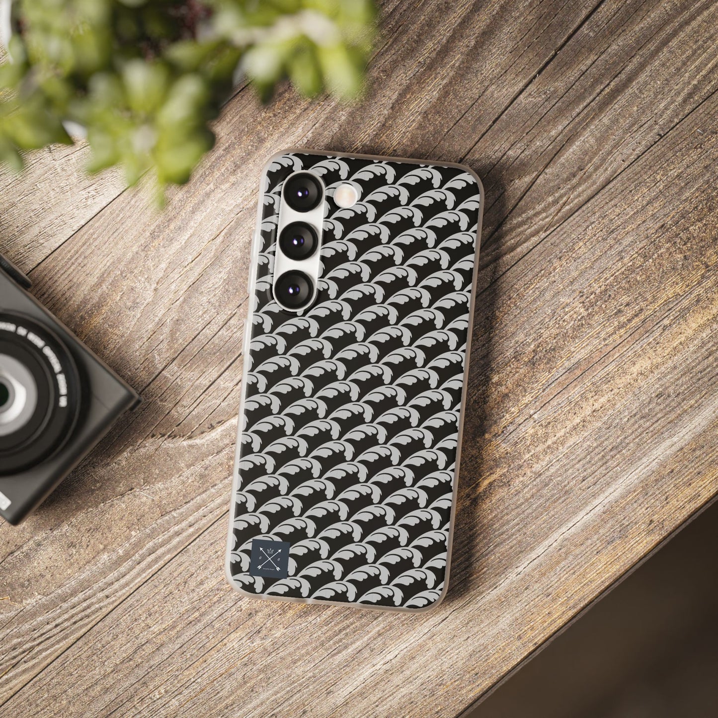 Beautiful Beloved Flourish (silver/black) - Flexi Phone Cases