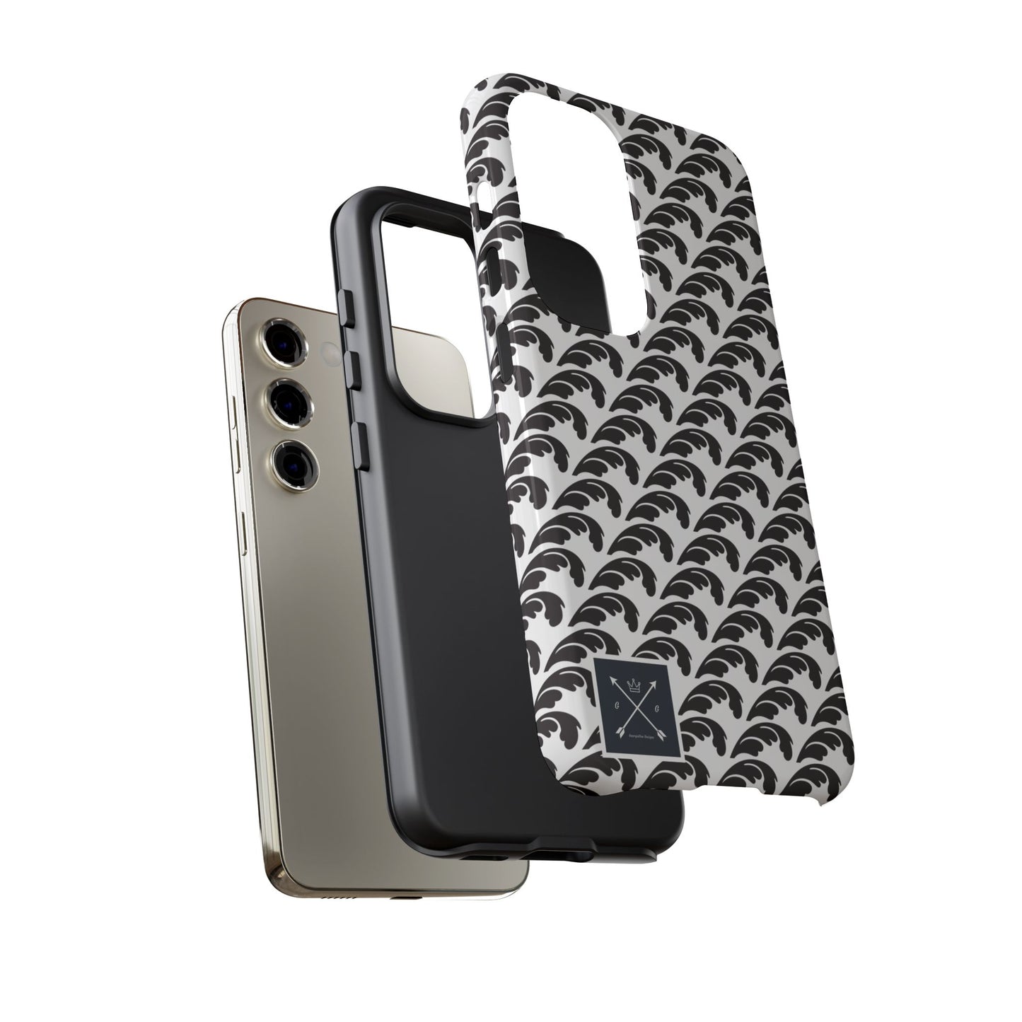 Beautiful Beloved One Flourish (black/white) - Tough Phone Cases