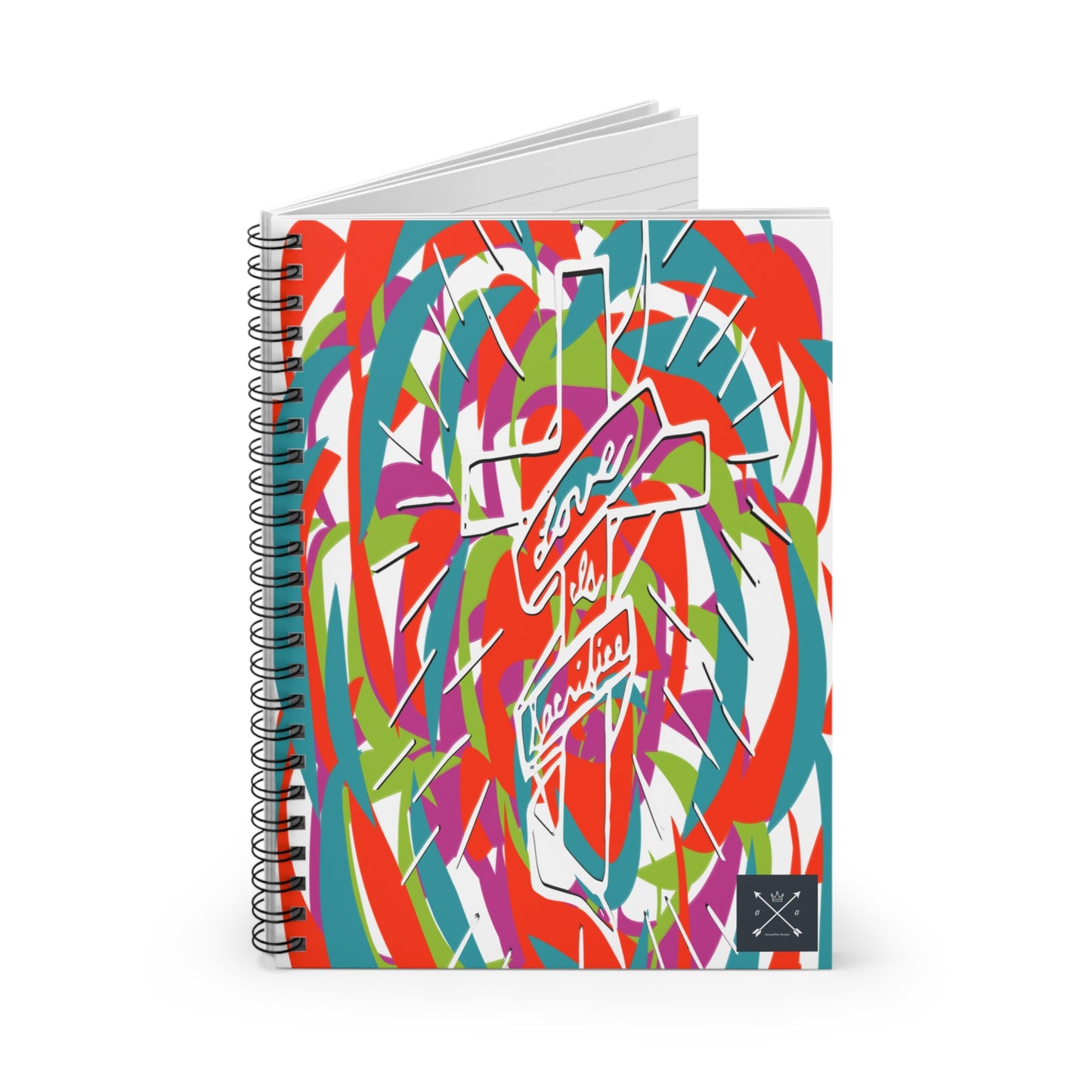 Love is Sacrifice - Spiral Notebook - Ruled Line