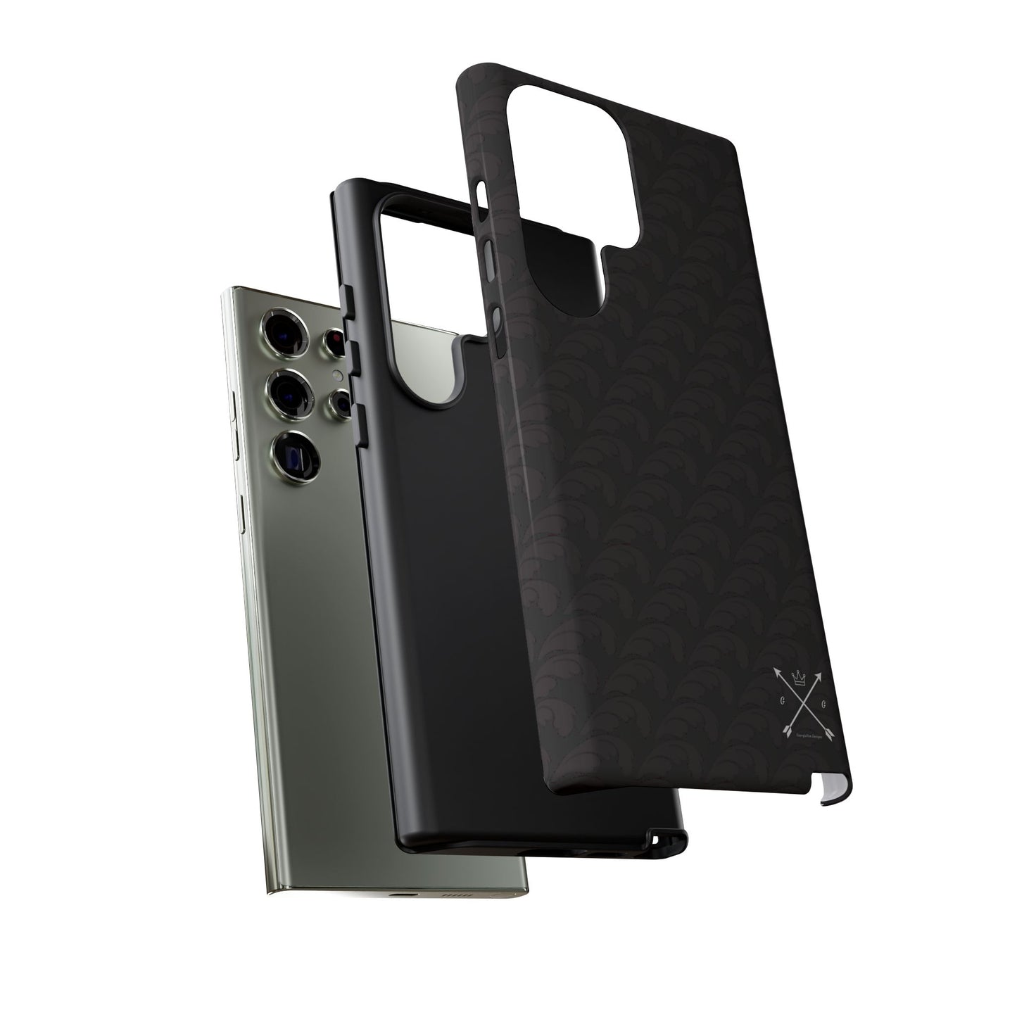Beautiful Beloved One Flourish - Tough Phone Cases (black/black)