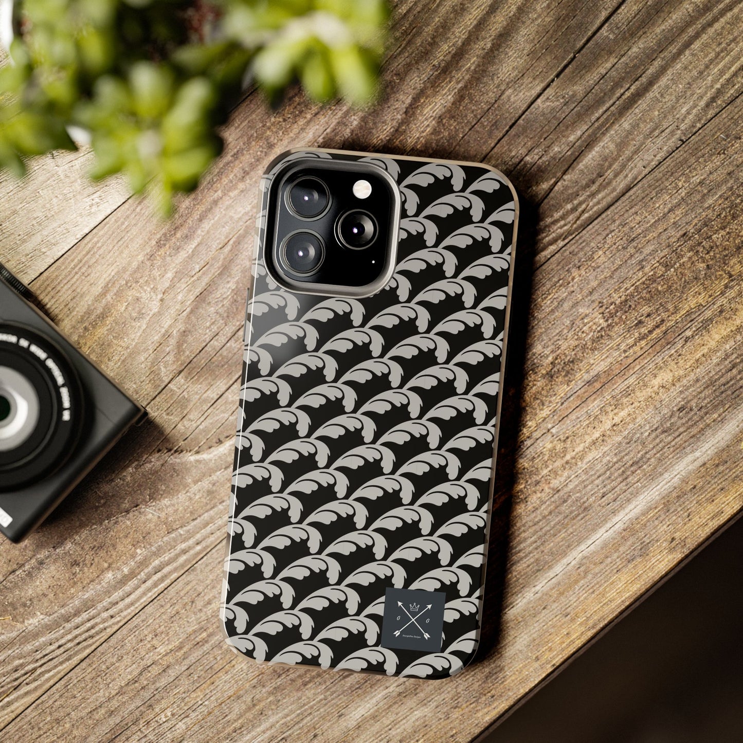 Beautiful Beloved One Flourish (silver/black) - Tough Phone Cases