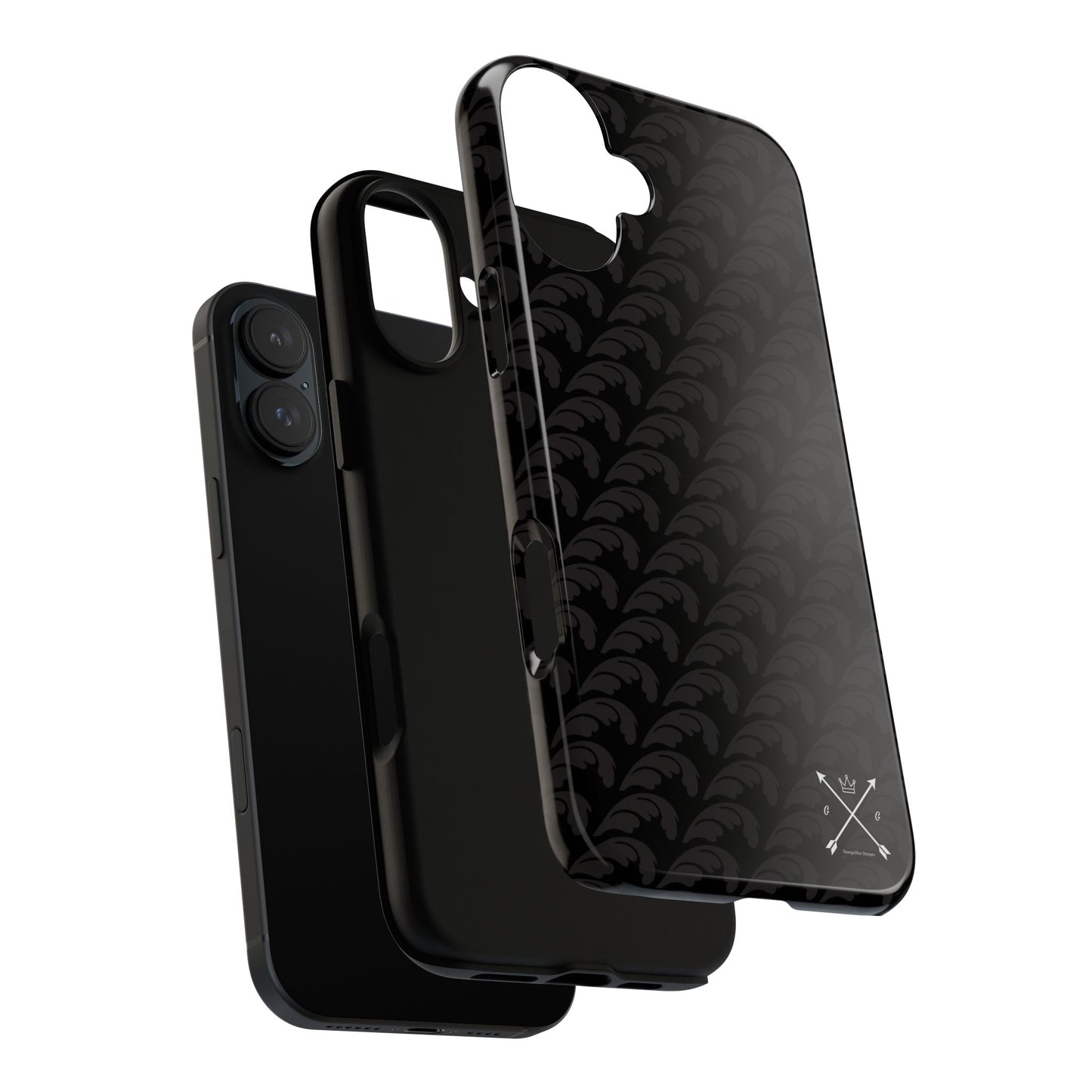 Beautiful Beloved One Flourish - Tough Phone Cases (black/black)