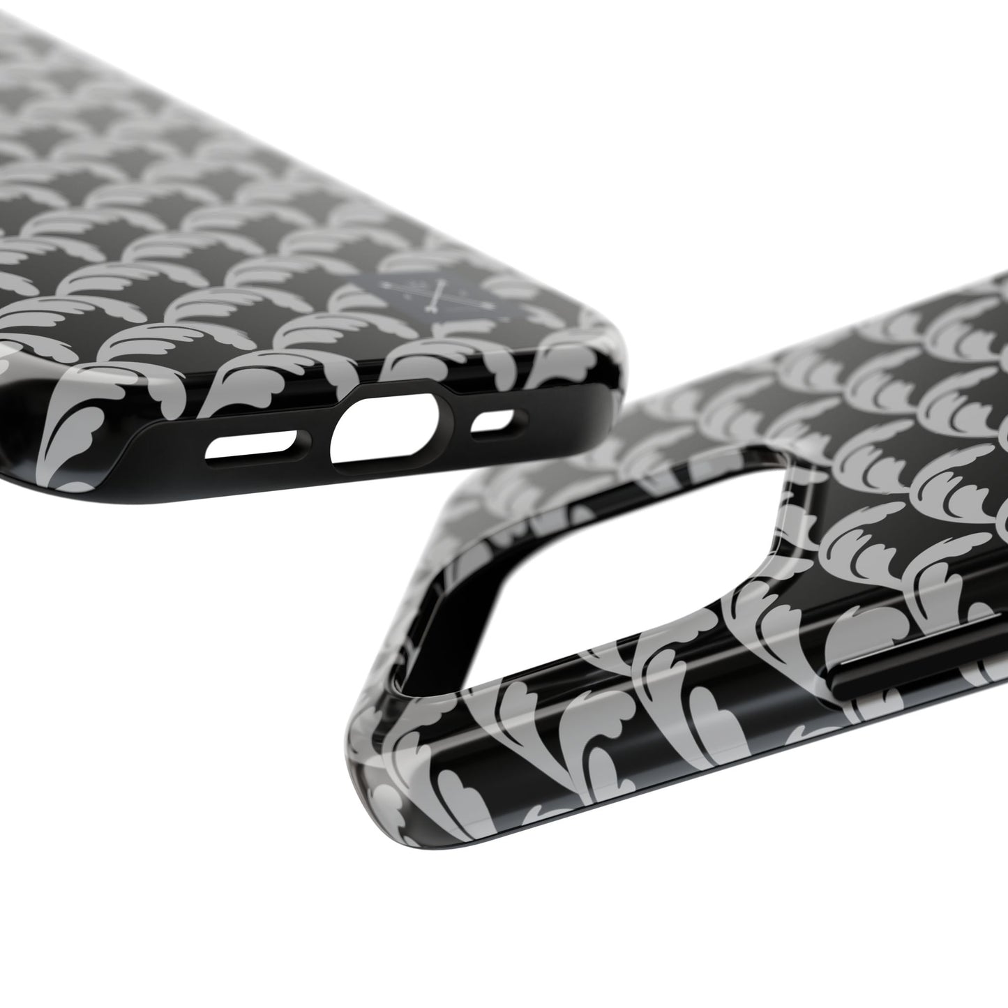 Beautiful Beloved One Flourish (silver/black) - Tough Phone Cases