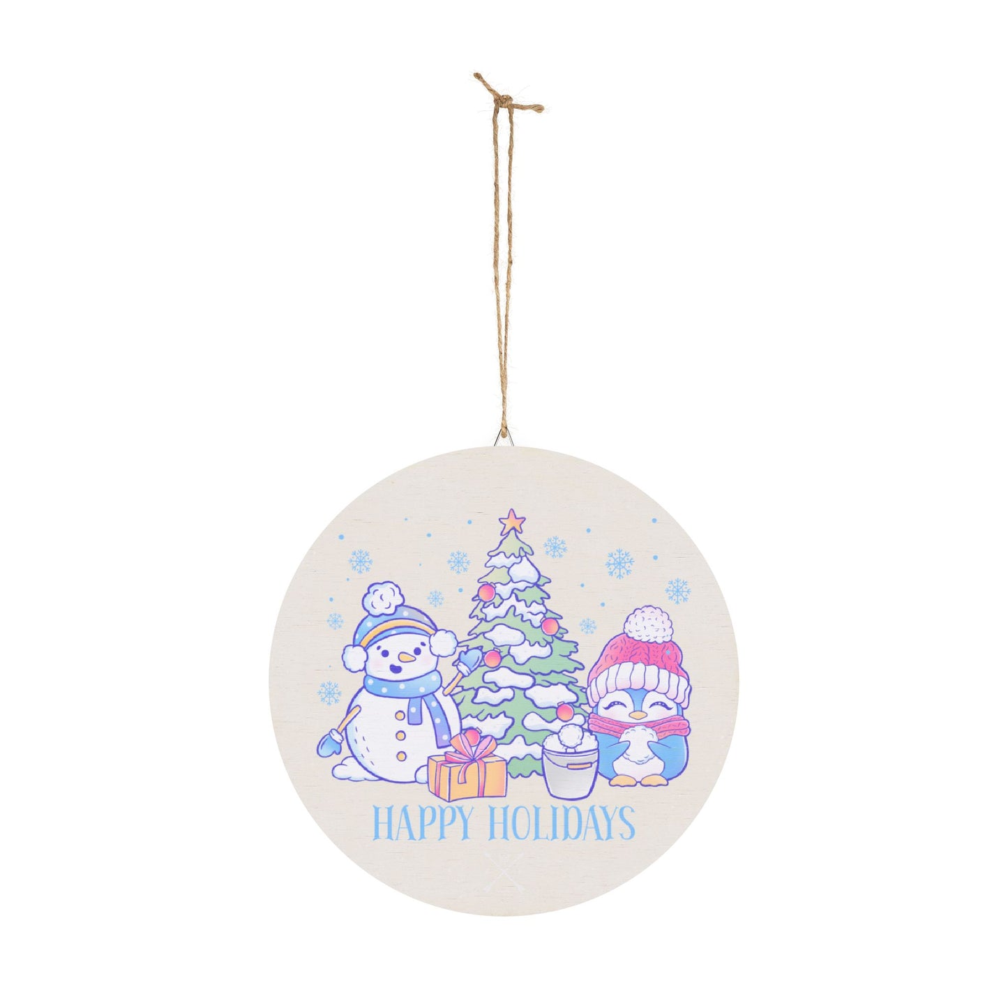 Happy Holidays Christmas - Wood Signs