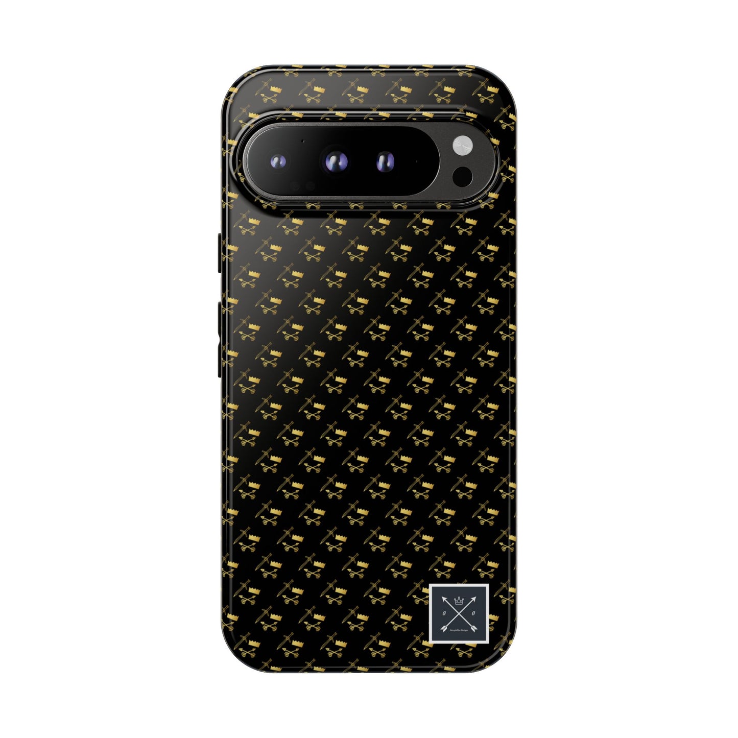 Gold and Bold Warrior Pattern - Tough Phone Cases