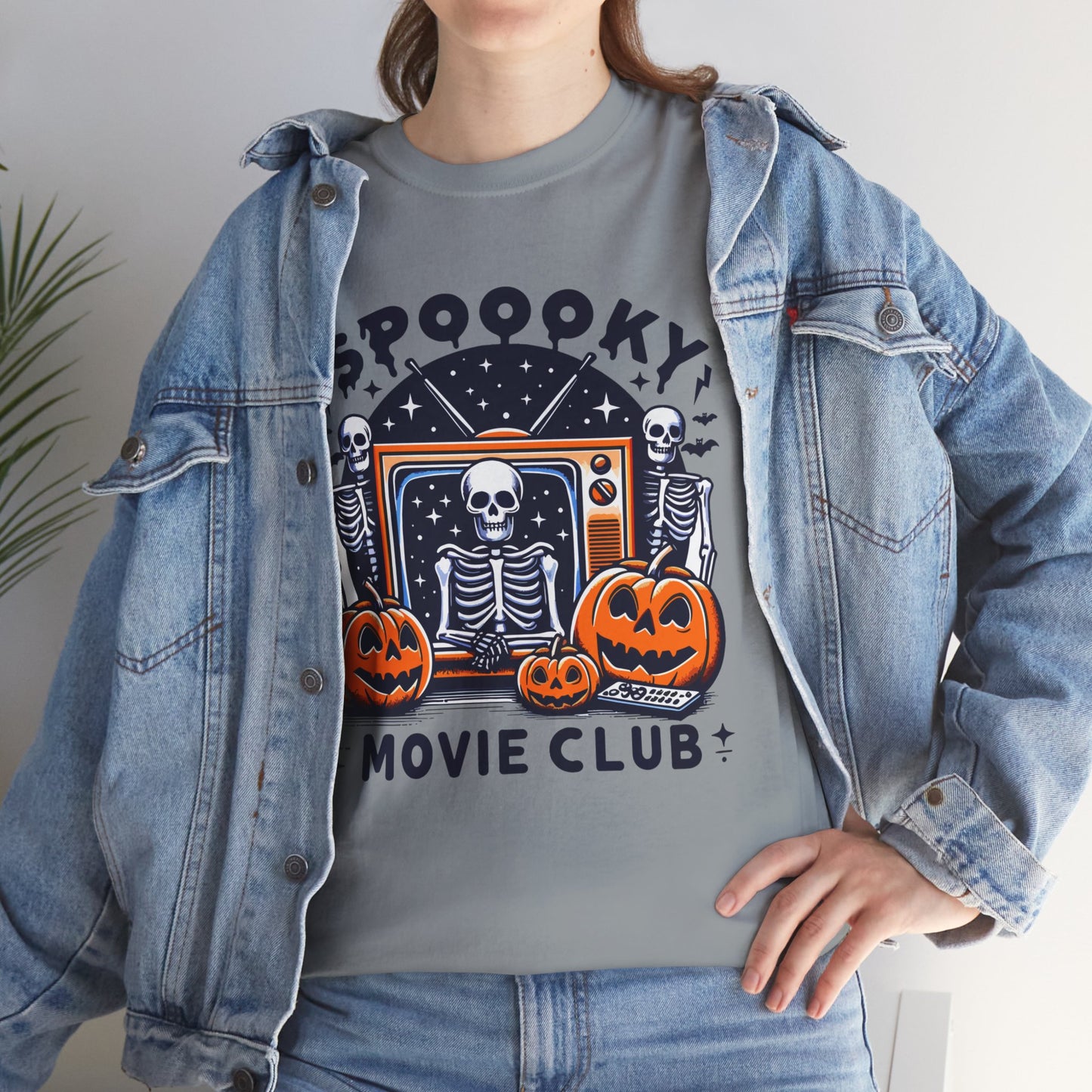 Spooky Movie Club Theme - Unisex Cotton Tee