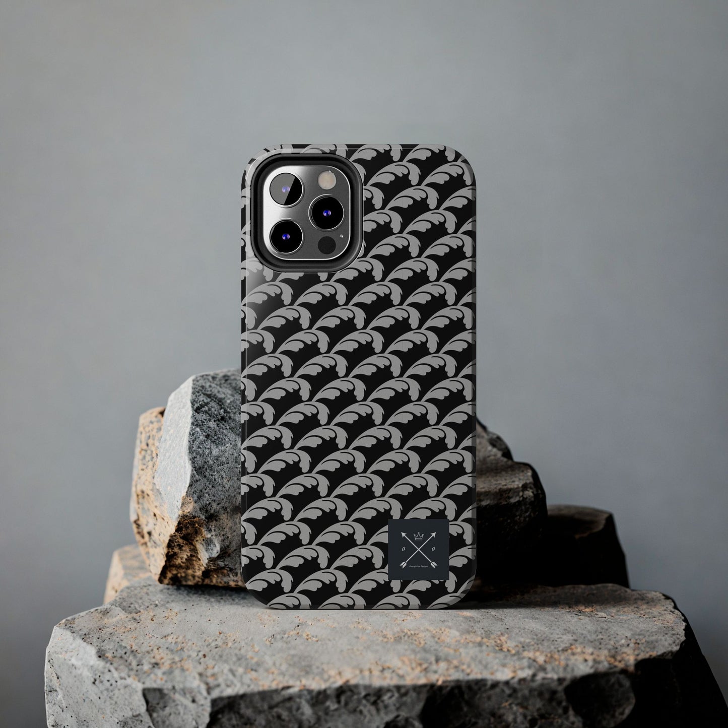 Beautiful Beloved One Flourish (silver/black) - Tough Phone Cases