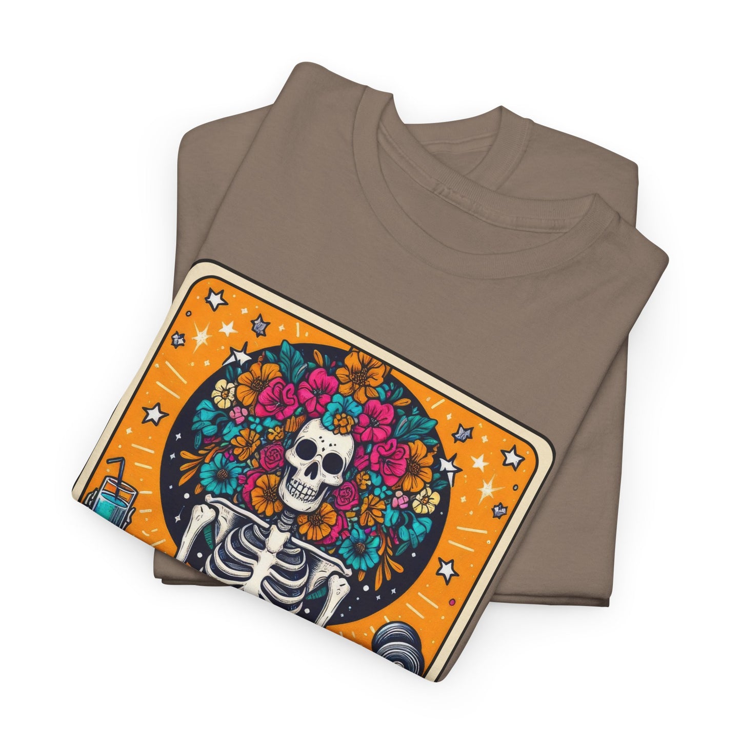 Gymaholic Skeleton Tarot - Unisex Tee Shirt