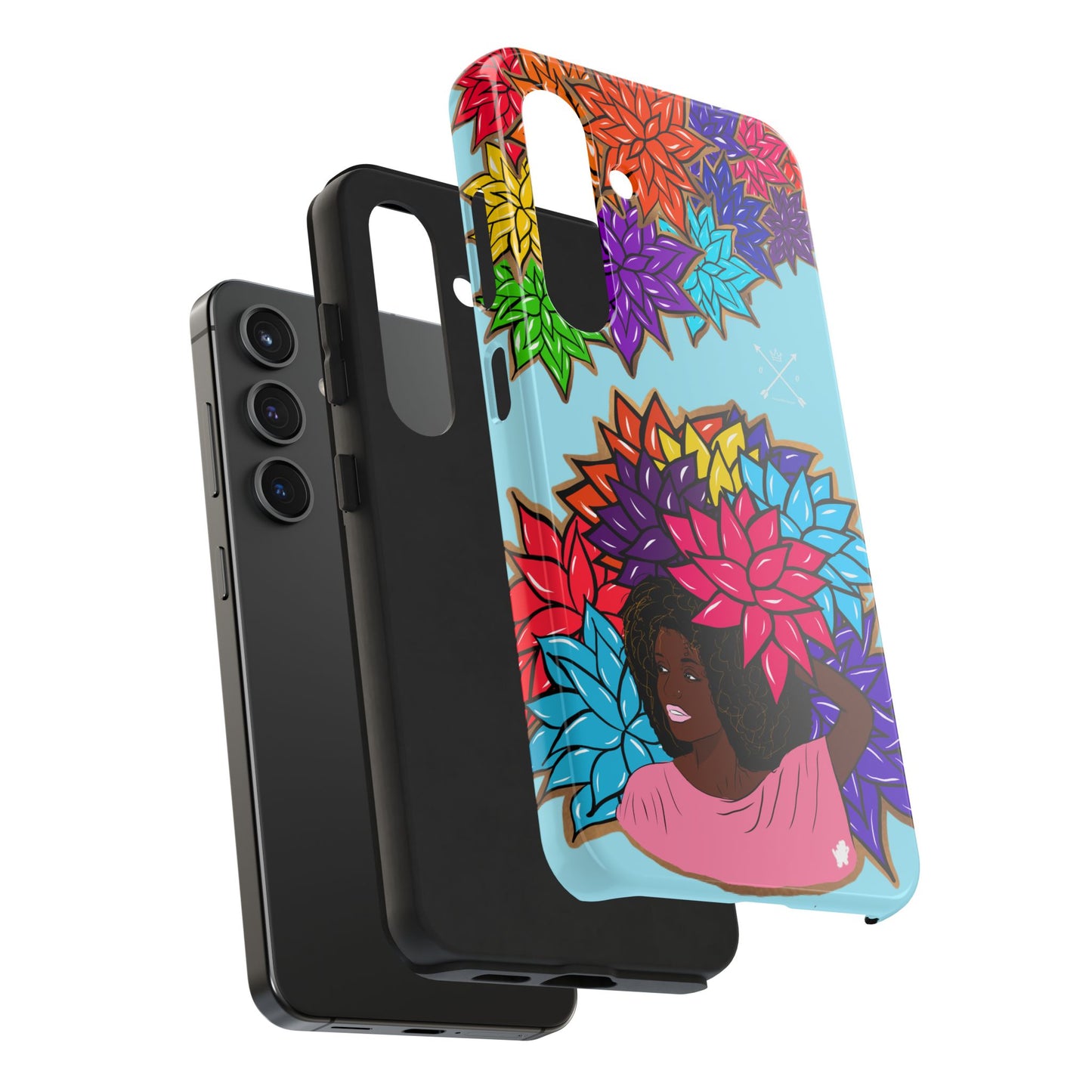 Beauty with Flowers - Tough Phone Cases