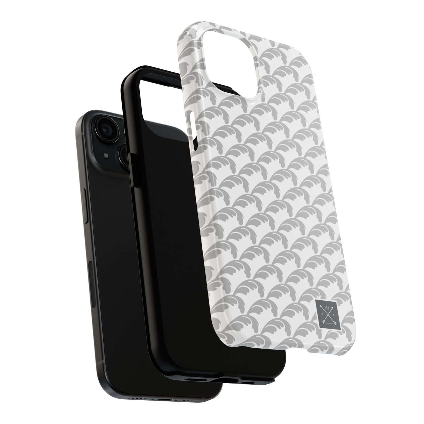 Beautiful Beloved Flourish (white/silver) - Tough Phone Cases