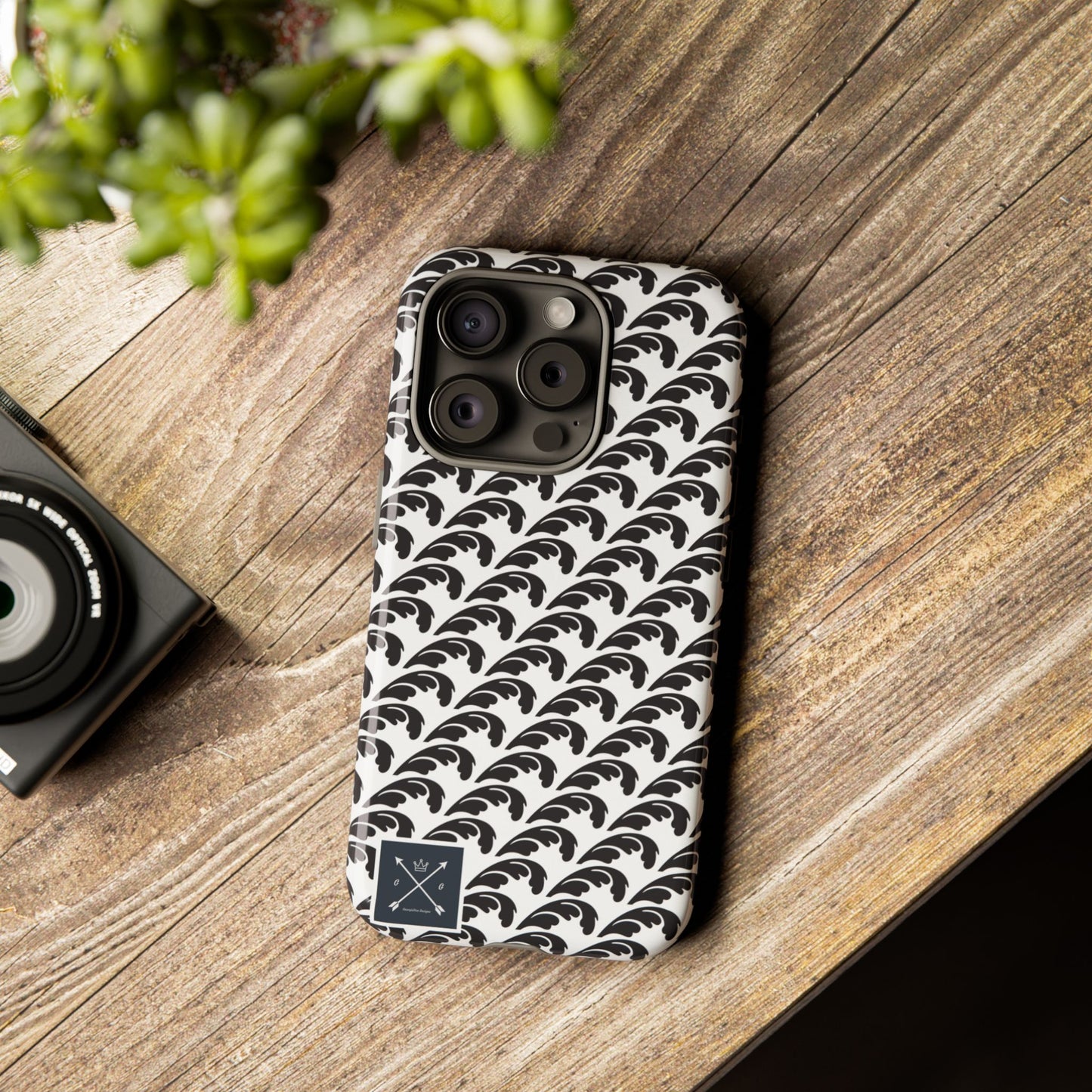 Beautiful Beloved One Flourish (black/white) - Tough Phone Cases