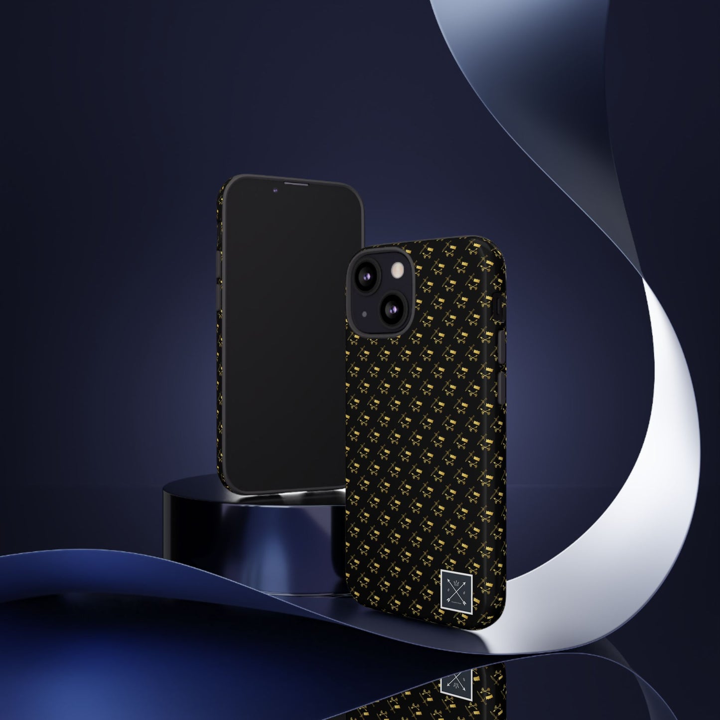Gold and Bold Warrior Pattern - Tough Phone Cases