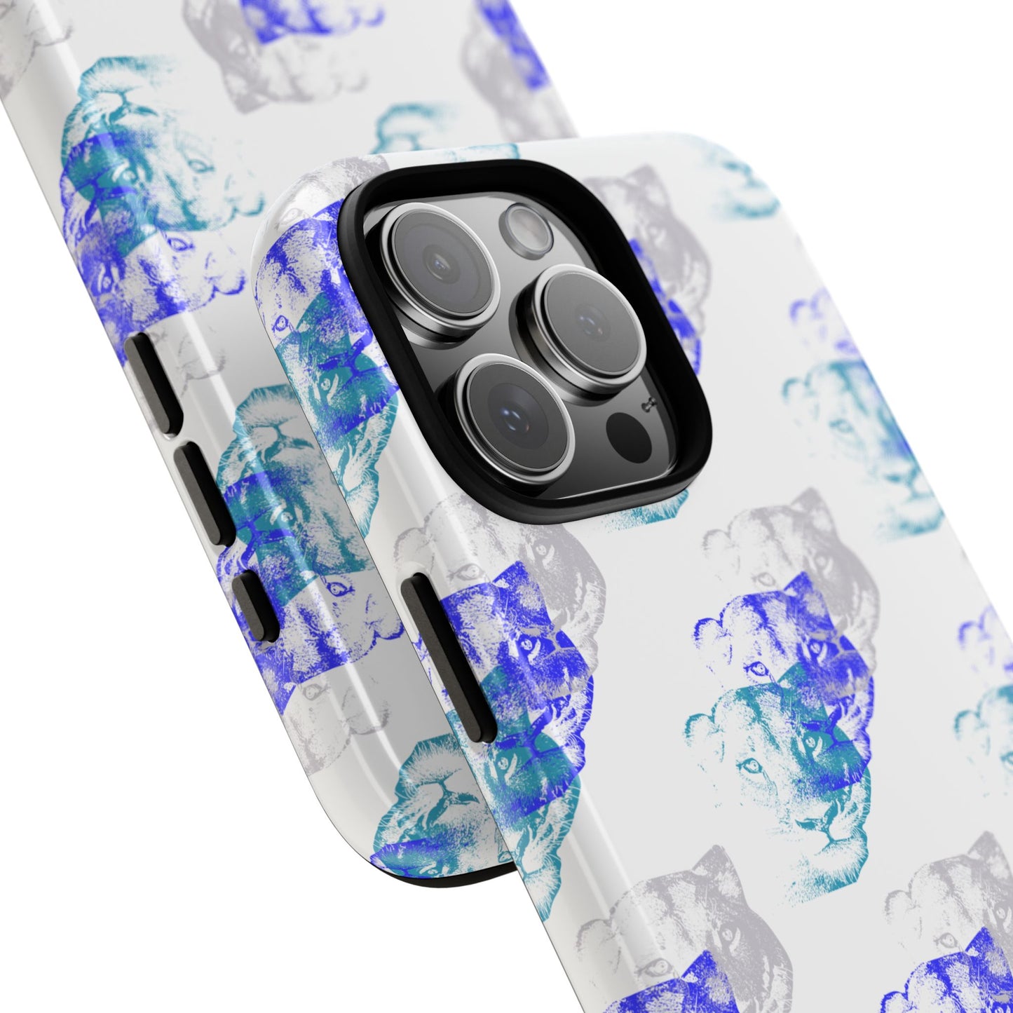 Lioness Arising (white/pattern) - Tough Phone Cases