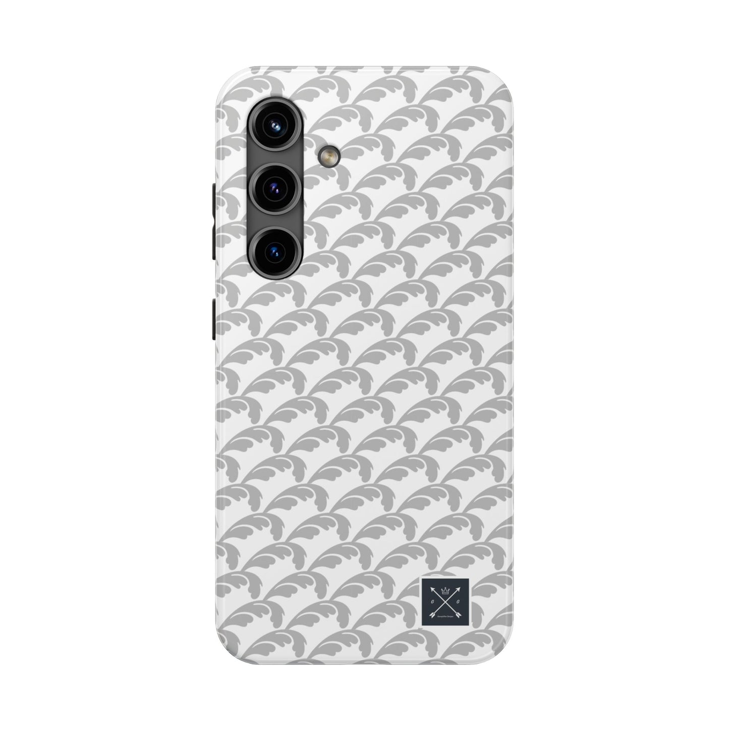 Beautiful Beloved Flourish (white/silver) - Tough Phone Cases