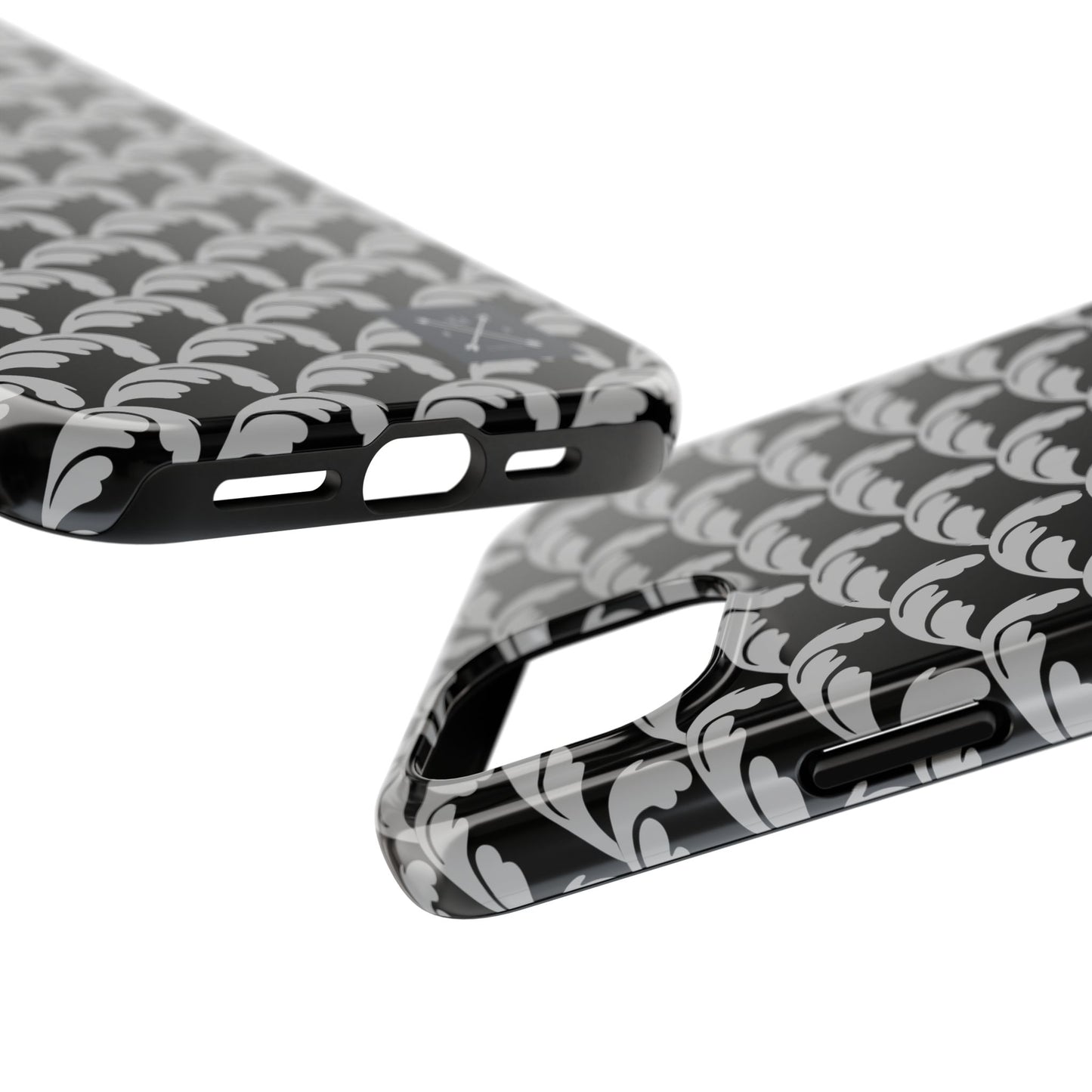 Beautiful Beloved One Flourish (silver/black) - Tough Phone Cases
