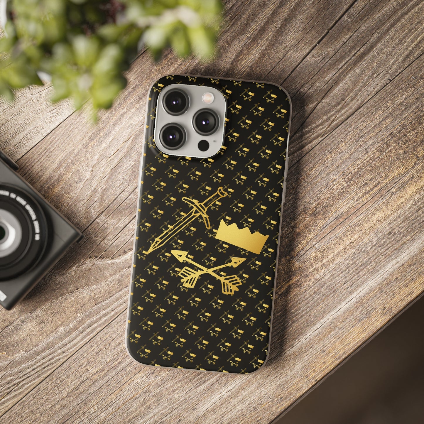 Gold and Bold Warrior - Flexi  Phone Cases