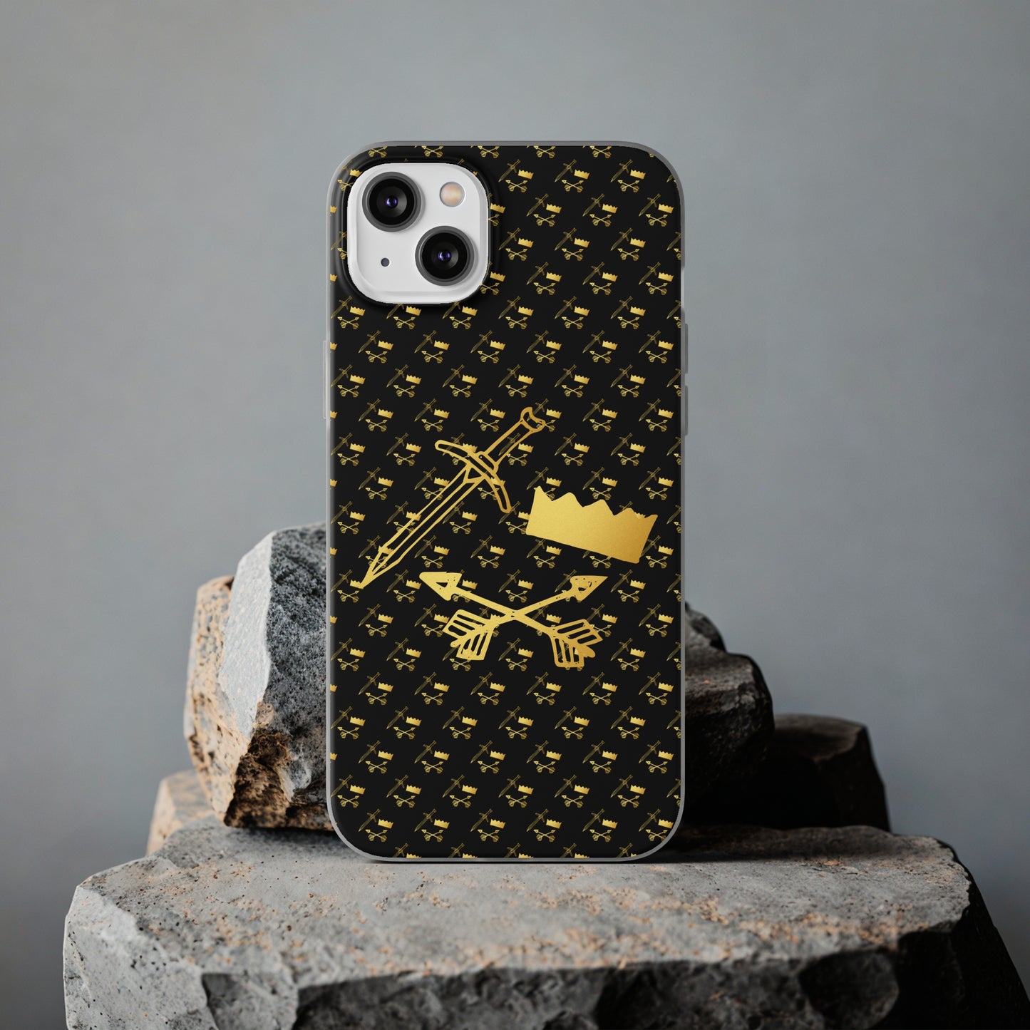 Gold and Bold Warrior - Flexi  Phone Cases