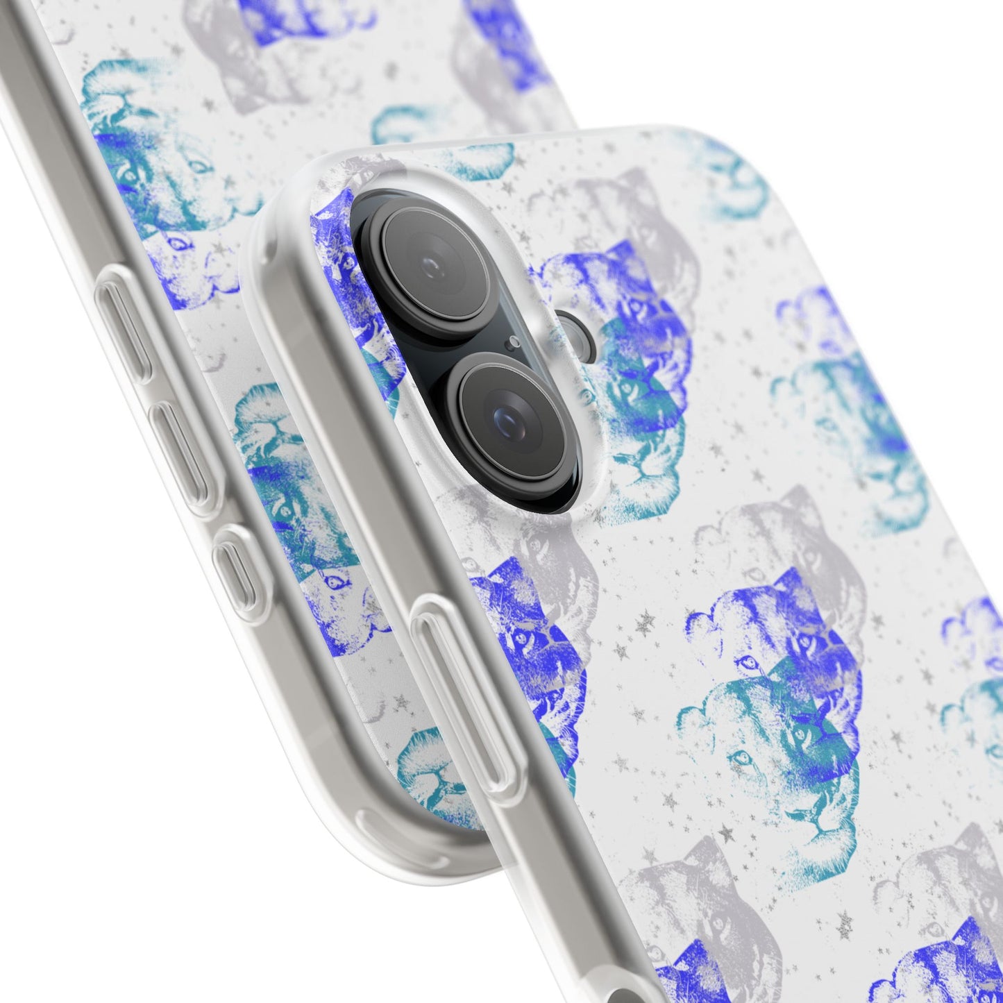 Lioness Arising (white/blue) - Flexi Phone Cases