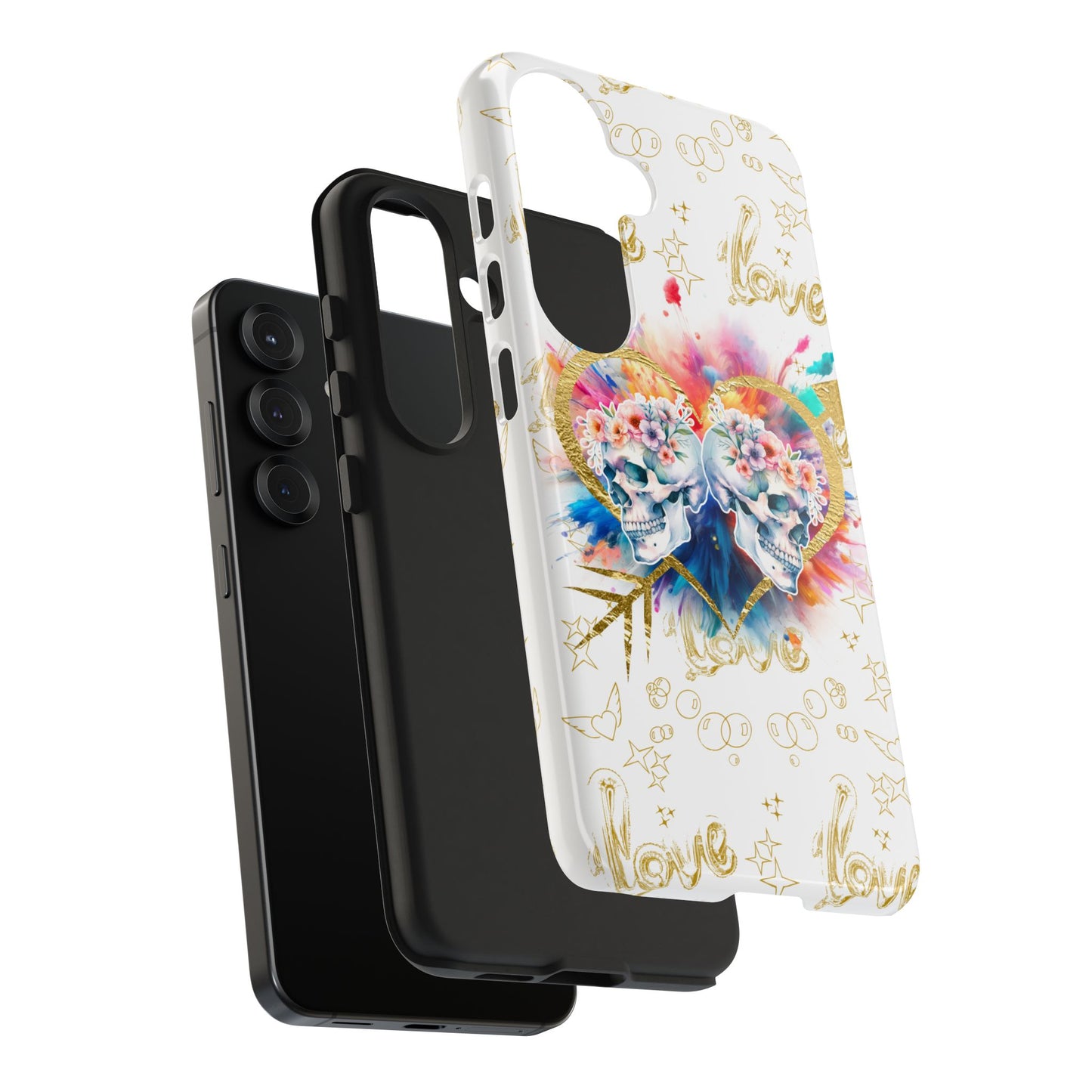 Love is Golden Watercolor - Tough Phone Cases