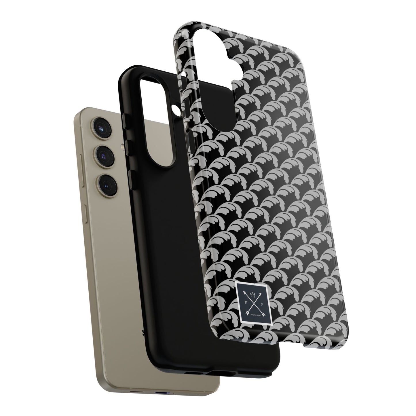 Beautiful Beloved One Flourish (black/silver) - Tough Phone Cases