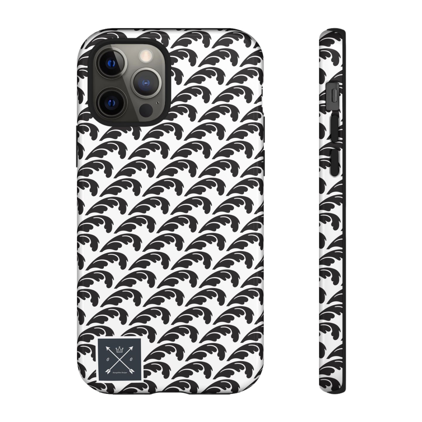 Beautiful Beloved One Flourish (black/white) - Tough Phone Cases