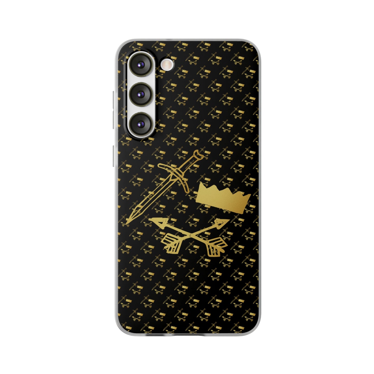 Gold and Bold Warrior - Flexi  Phone Cases