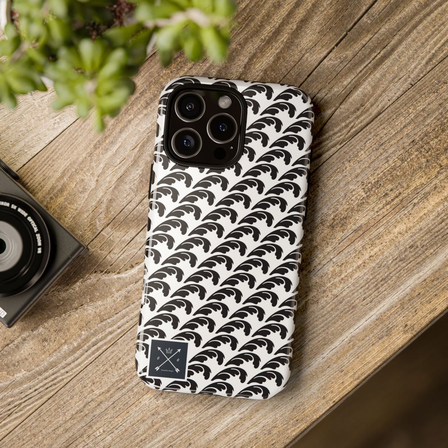 Beautiful Beloved One Flourish (black/white) - Tough Phone Cases