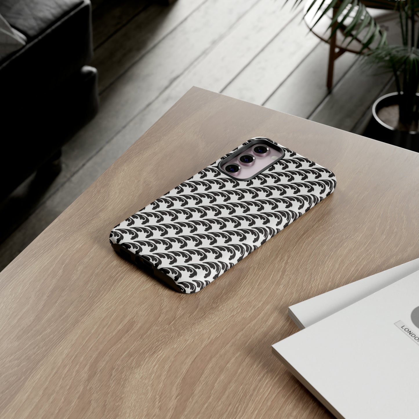 Beautiful Beloved One Flourish (black/white) - Tough Phone Cases