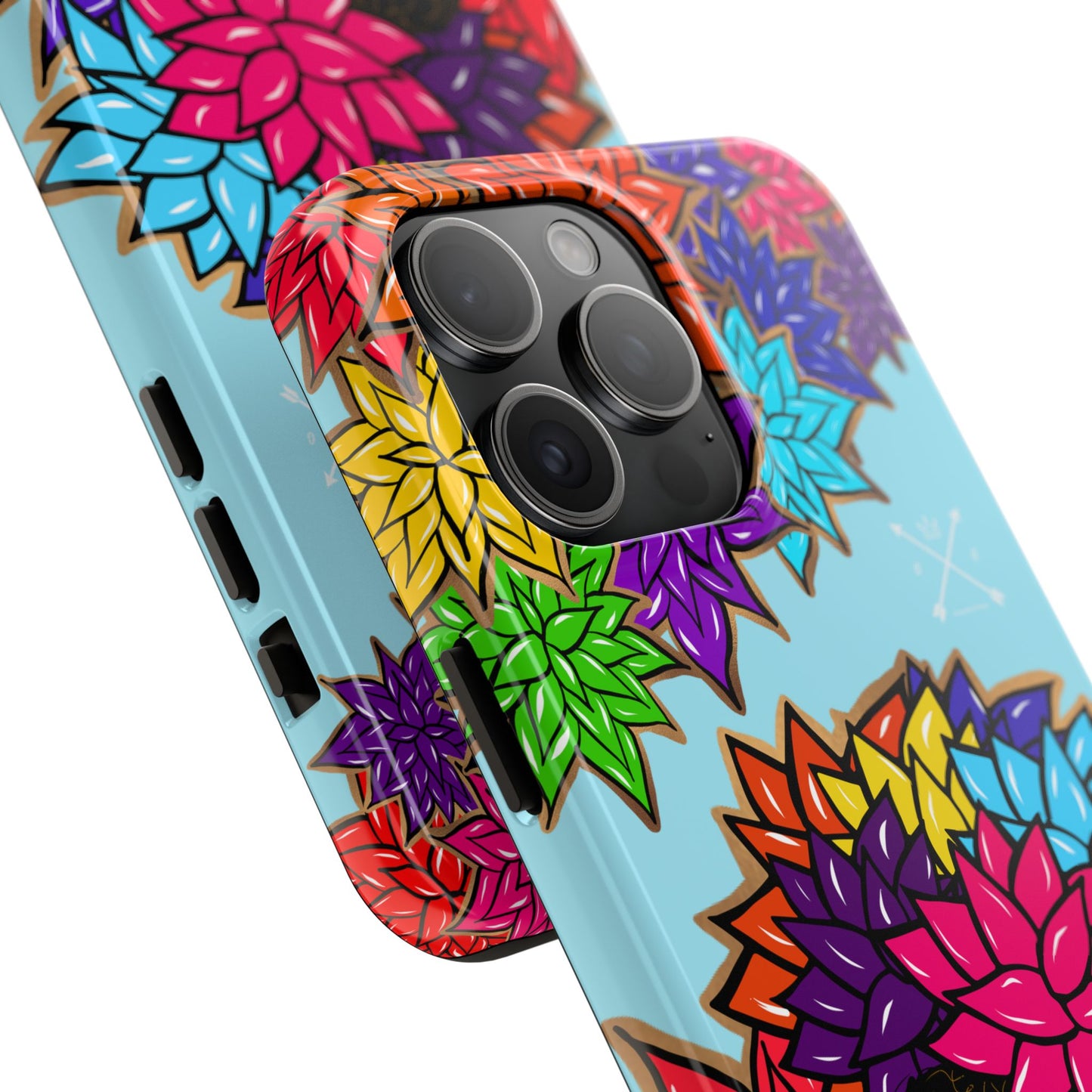 Beauty with Flowers - Tough Phone Cases