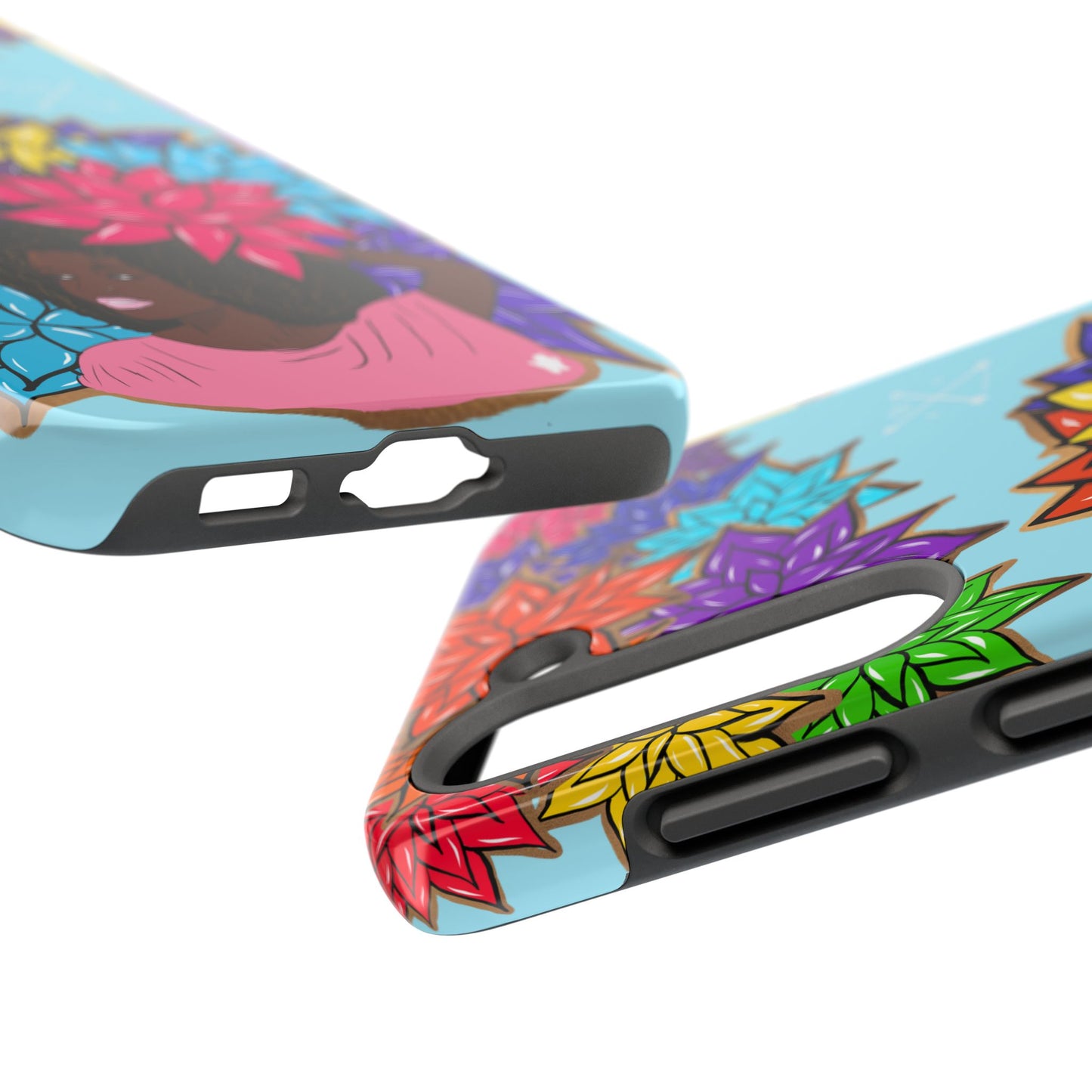 Beauty with Flowers - Tough Phone Cases