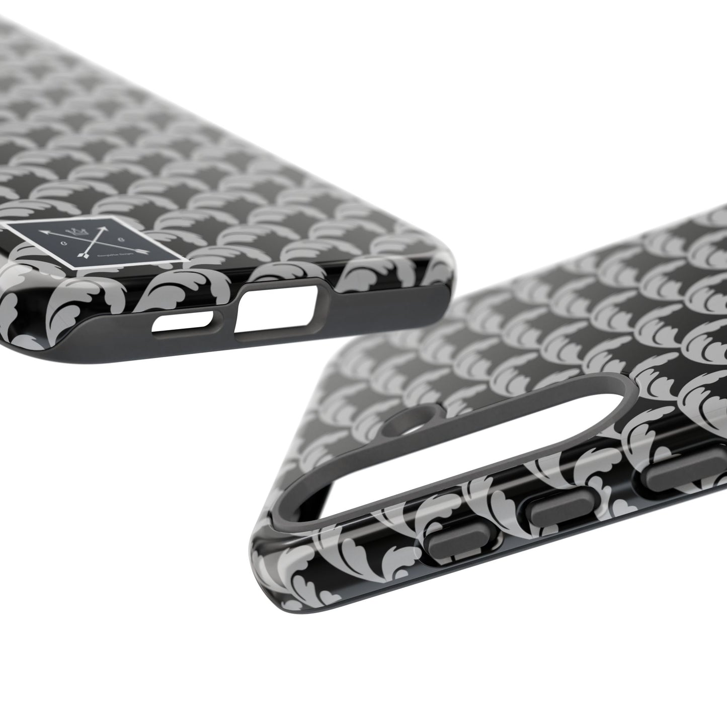 Beautiful Beloved One Flourish (black/silver) - Tough Phone Cases