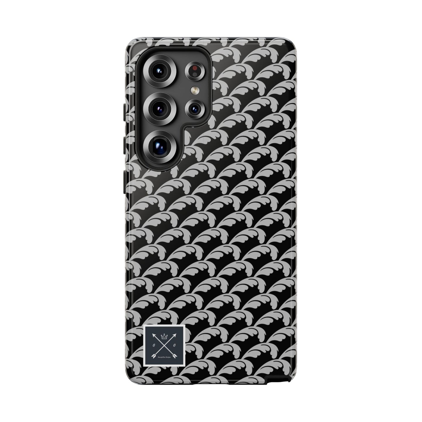 Beautiful Beloved One Flourish (black/silver) - Tough Phone Cases