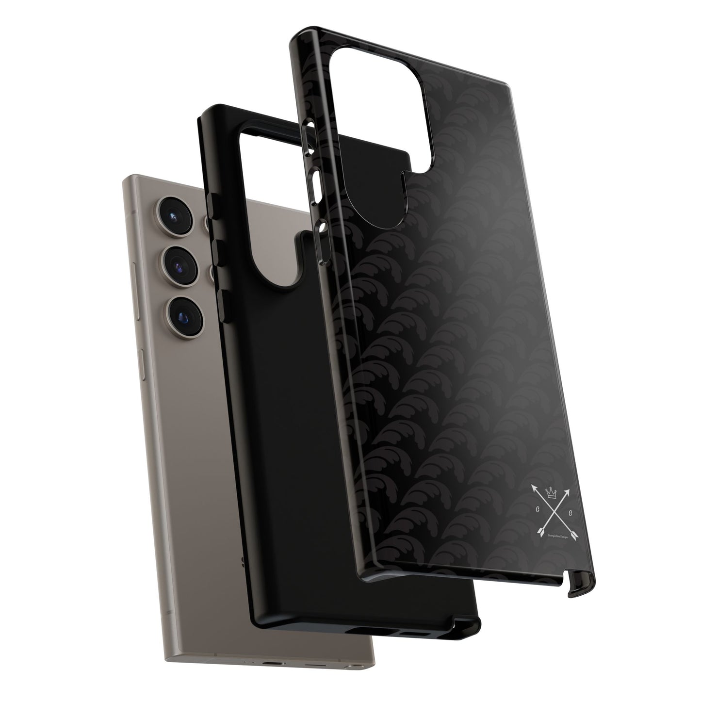 Beautiful Beloved One Flourish - Tough Phone Cases (black/black)
