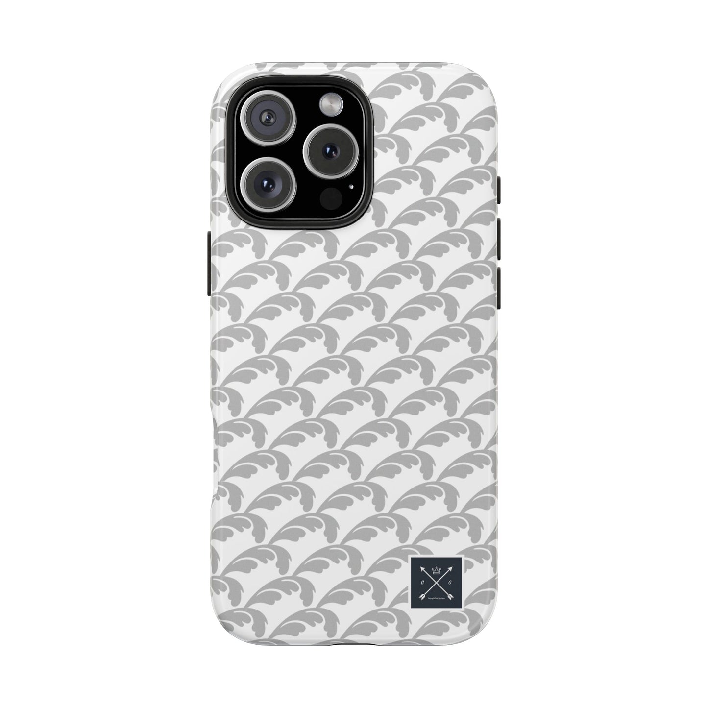 Beautiful Beloved Flourish (white/silver) - Tough Phone Cases