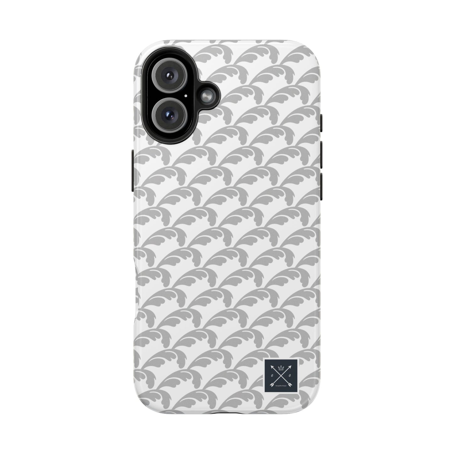 Beautiful Beloved Flourish (white/silver) - Tough Phone Cases