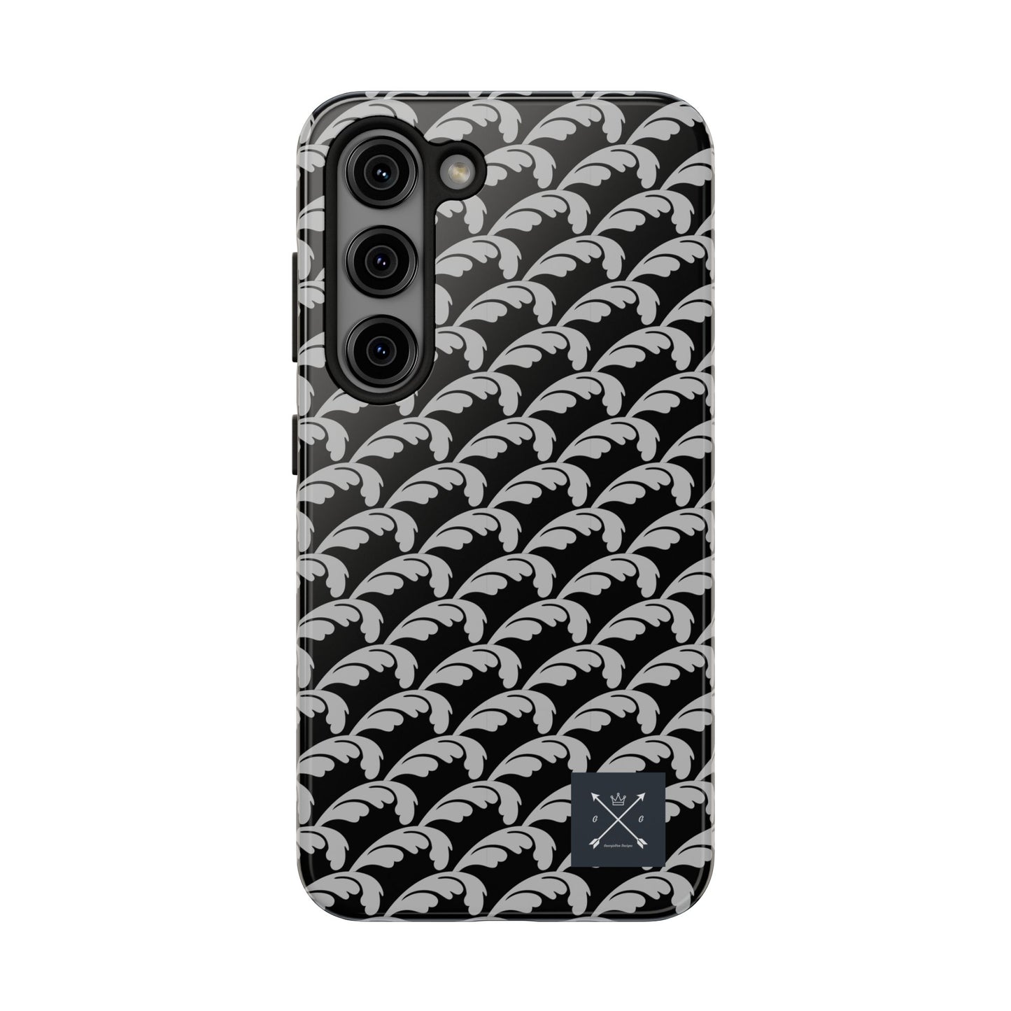Beautiful Beloved One Flourish (silver/black) - Tough Phone Cases