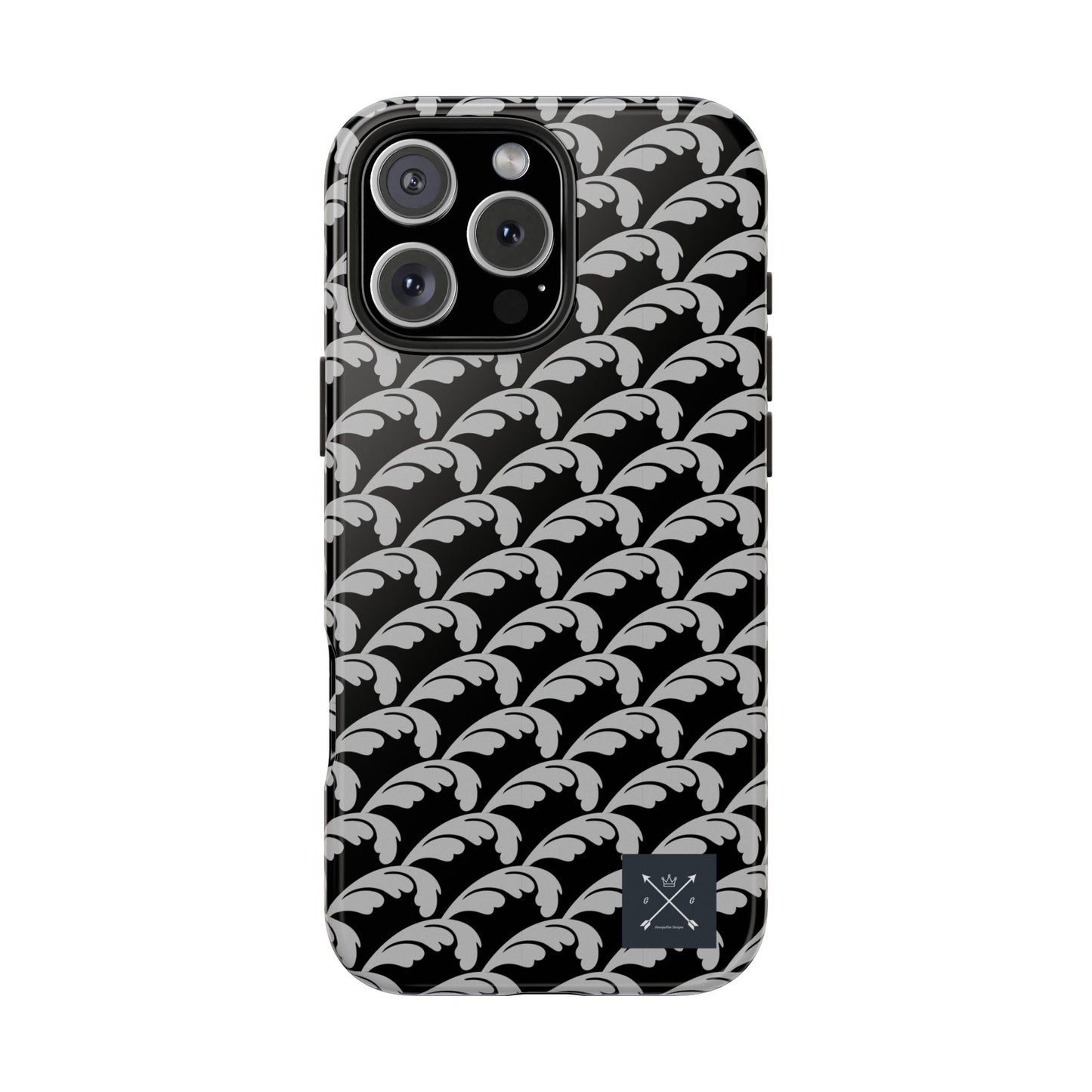 Beautiful Beloved One Flourish (silver/black) - Tough Phone Cases