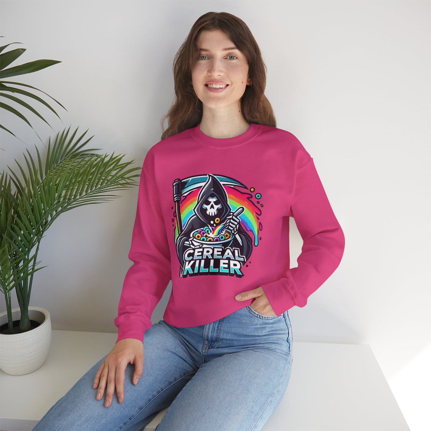 Cereal Killer Grim Design - Unisex Sweatshirt