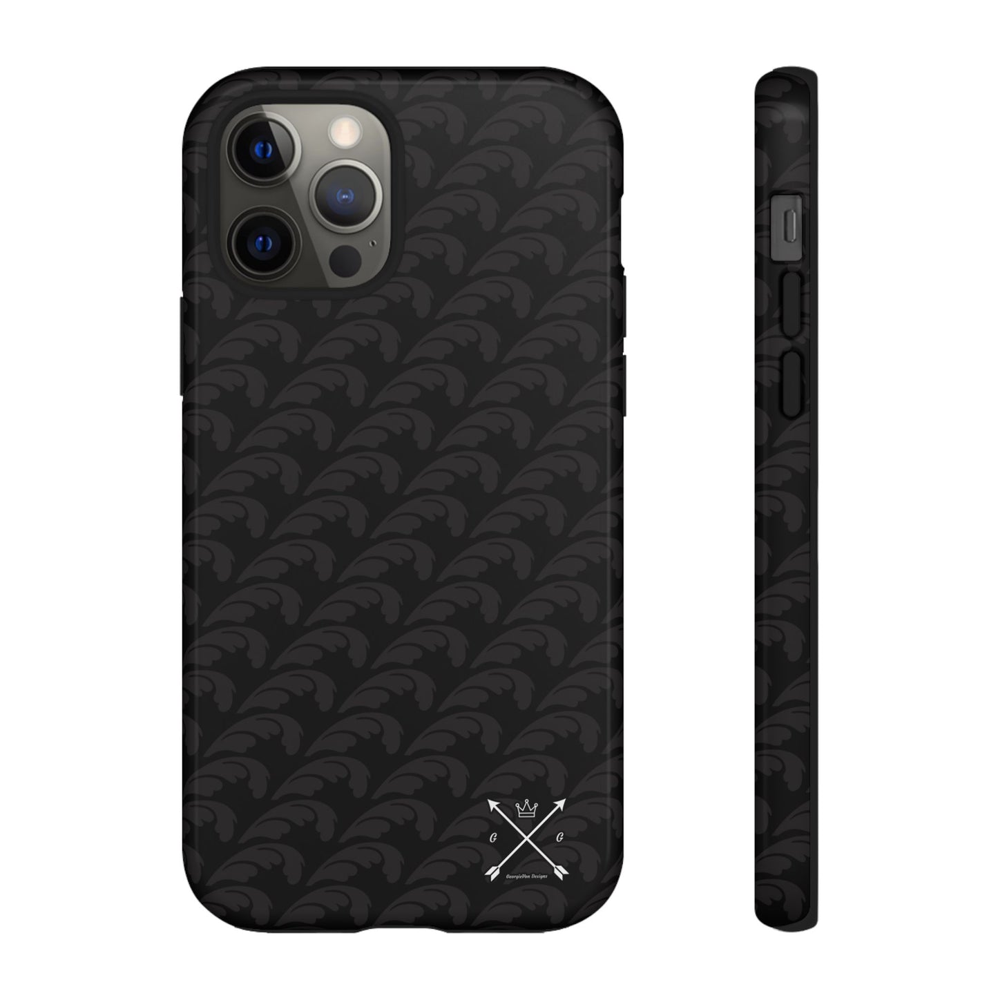 Beautiful Beloved One Flourish - Tough Phone Cases (black/black)