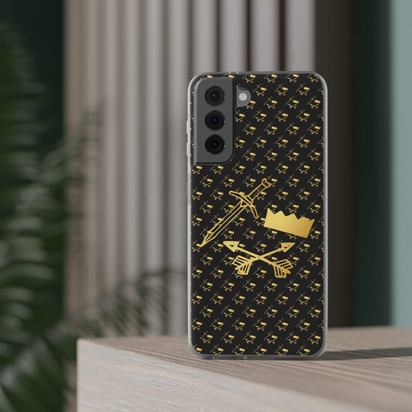 Gold and Bold Warrior - Flexi  Phone Cases