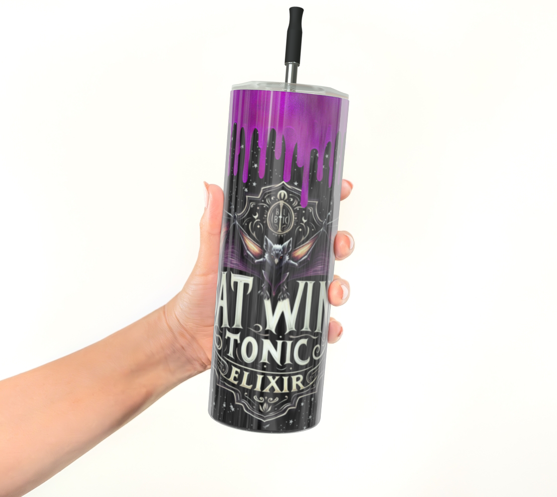 Batwing Tonic (purple drip) Elixir - 20 oz Tumbler
