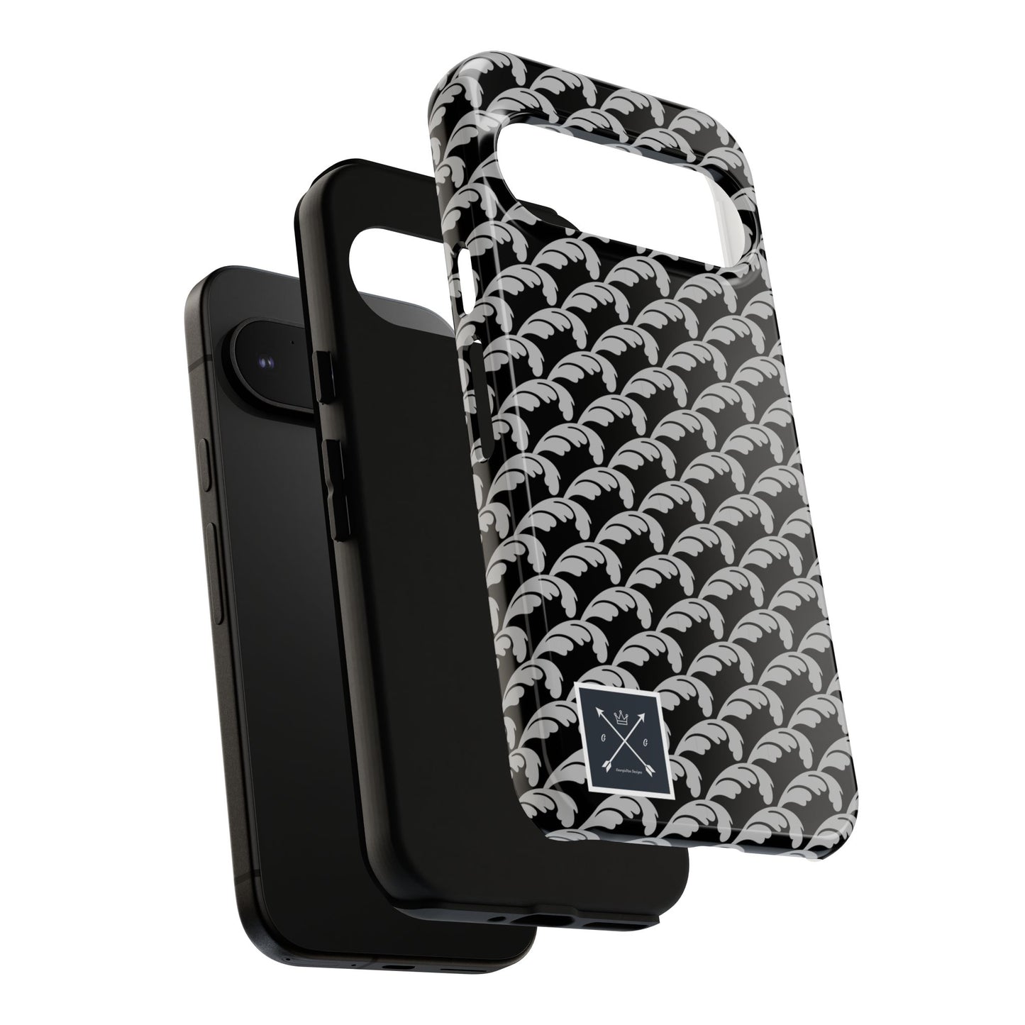 Beautiful Beloved One Flourish (black/silver) - Tough Phone Cases